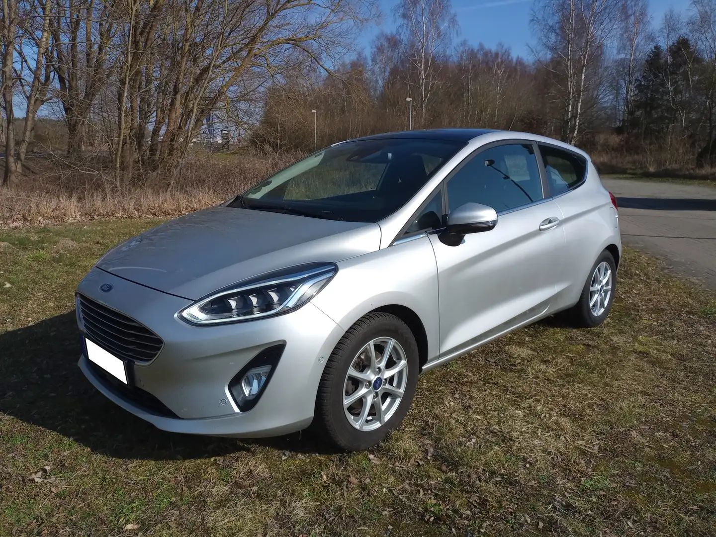 Ford Fiesta Titanium DIESEL+ACC+SD+Allwetter+WR+LED Silber - 1