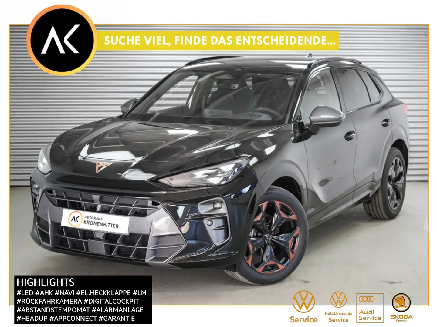 CUPRA Terramar 1.5 eTSI DSG 150PS-AHK LED Kamera Navi LM19 ACC Zwart - 1