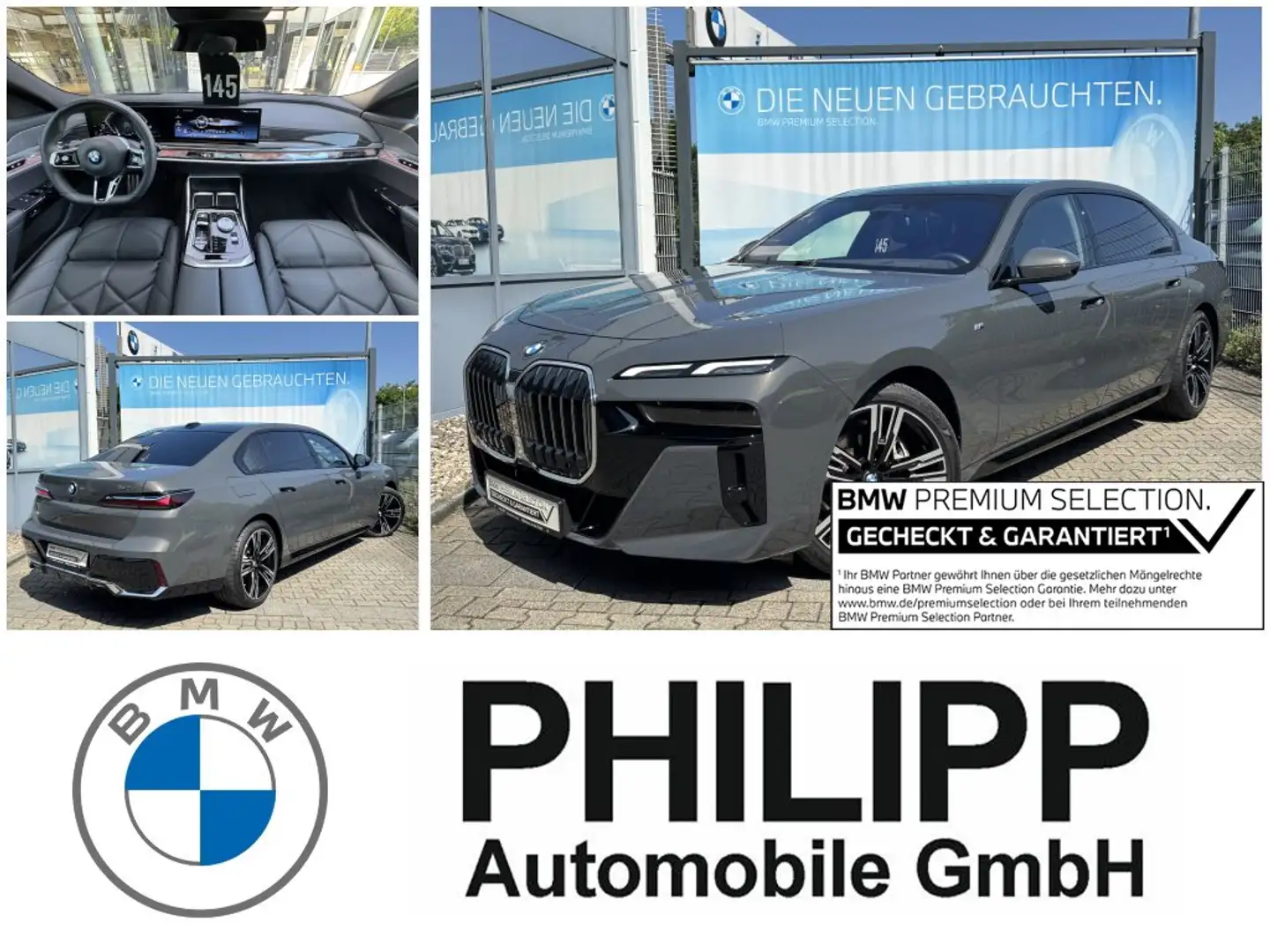 BMW 740 d xDrive M Sport 21z PanoSKY Autobahnas Sthzg Szürke - 1