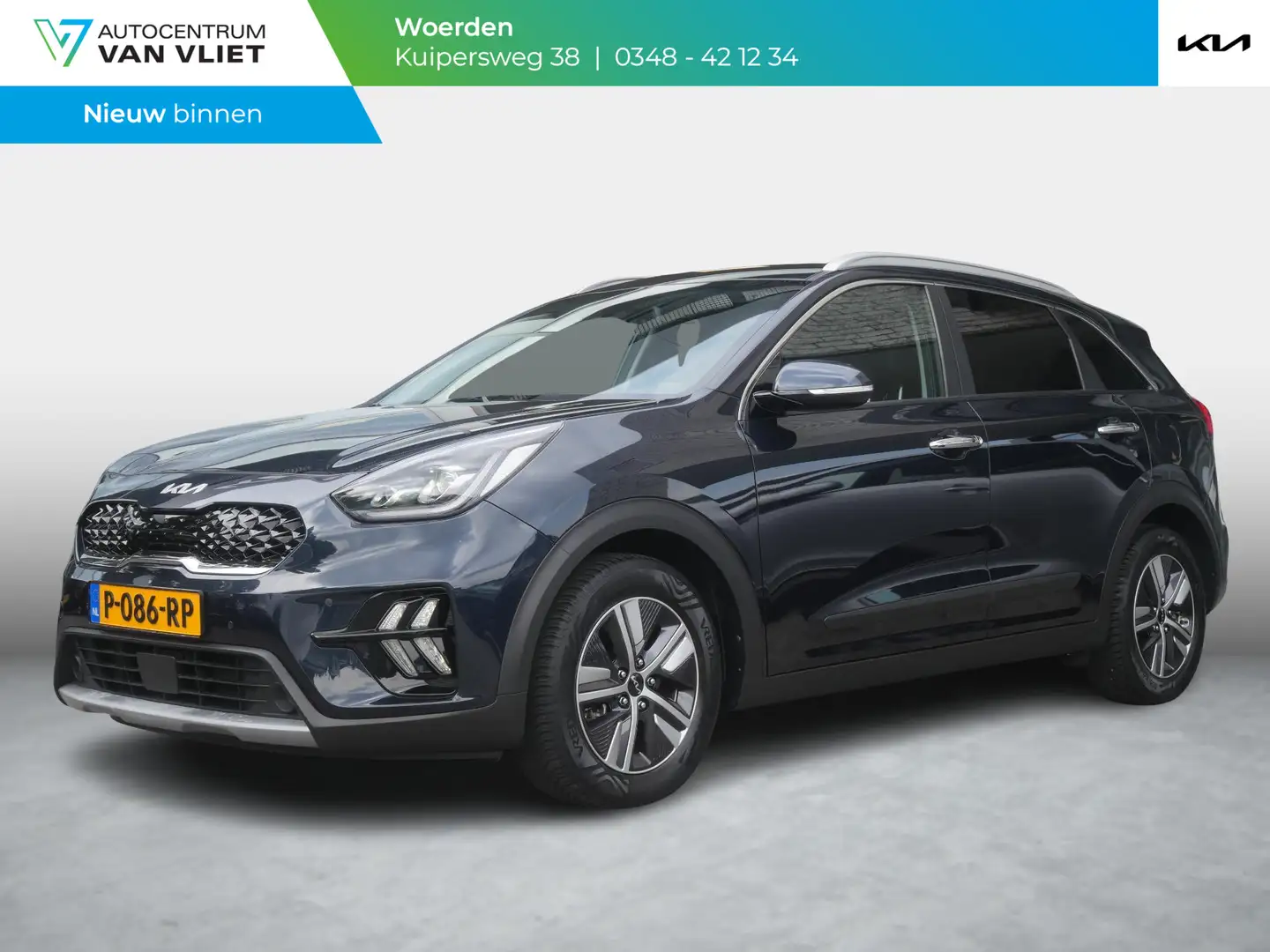 Kia Niro 1.6 GDi Hybrid DynamicPlusLine | Cruise | Clima | Blauw - 1