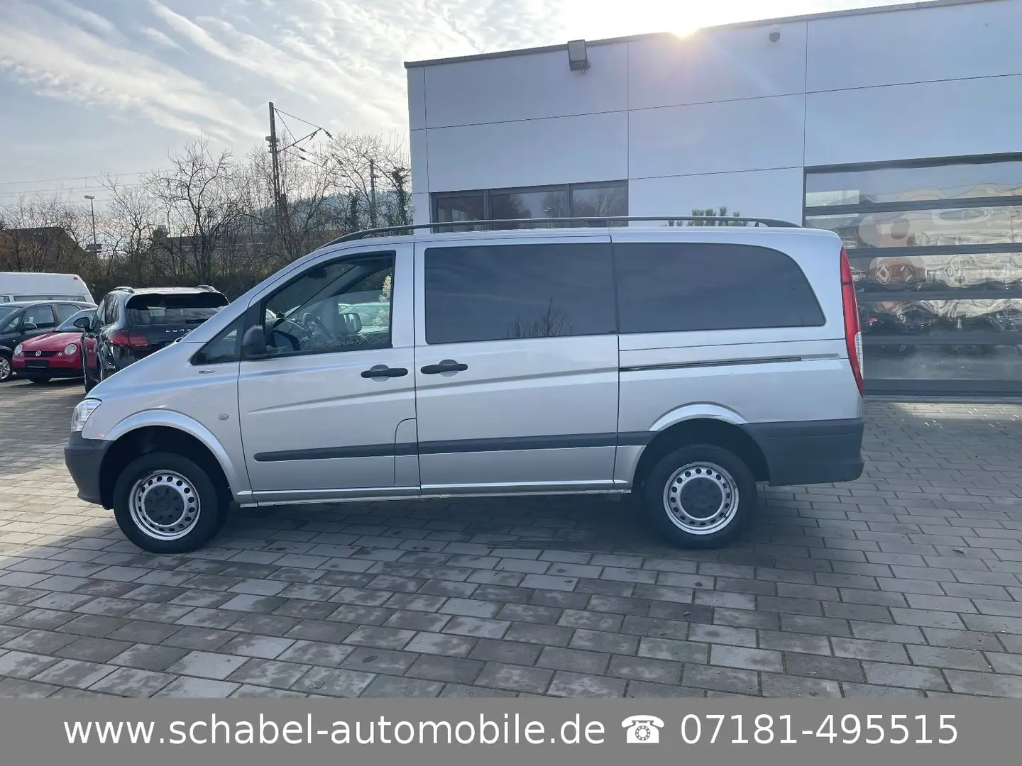 Mercedes-Benz Vito 4x4 116 CDI lang 67tkm 1.Hd 8-Sitze Silber - 2