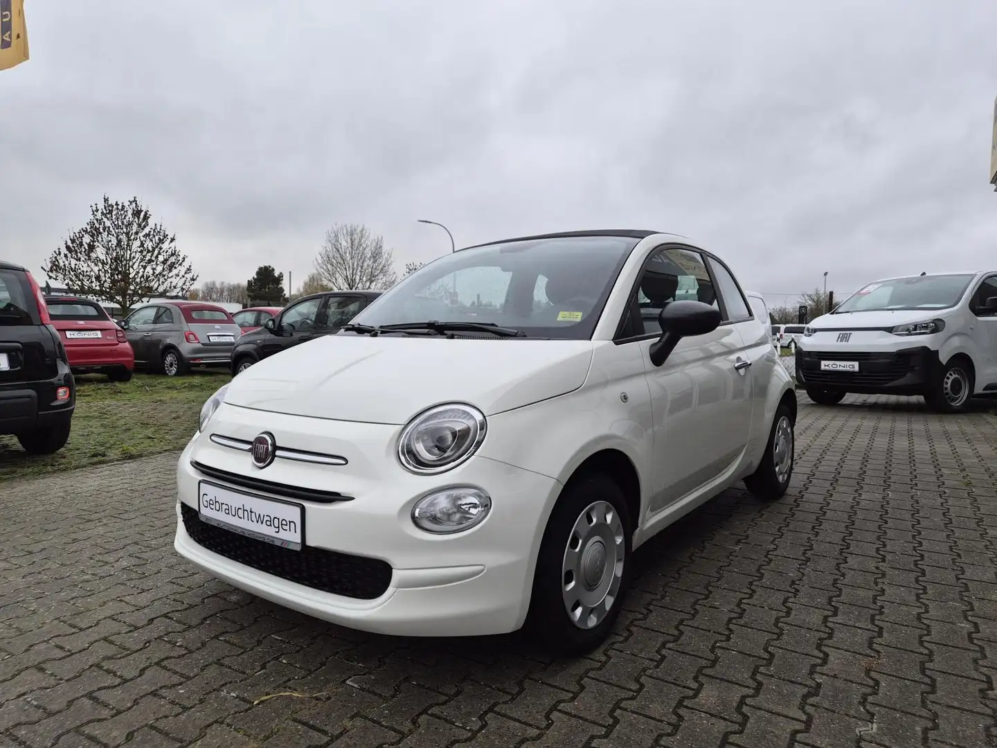 Fiat 500C Klima *CarPlay *Radio Weiß - 2