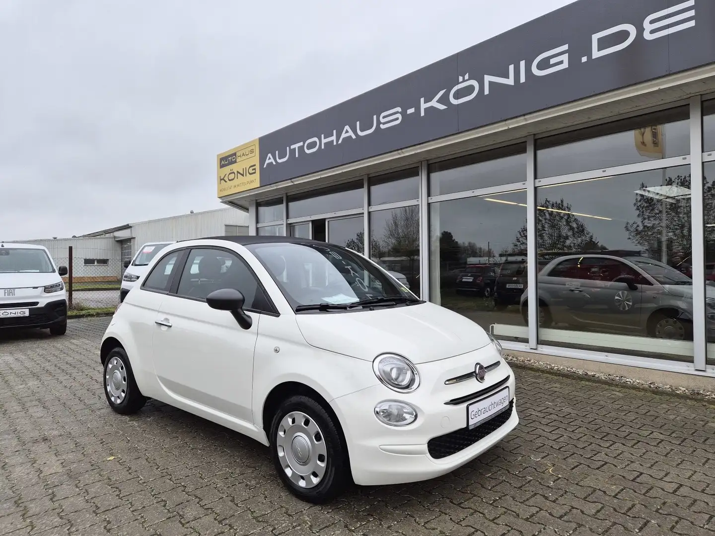 Fiat 500C Klima *CarPlay *Radio Weiß - 1