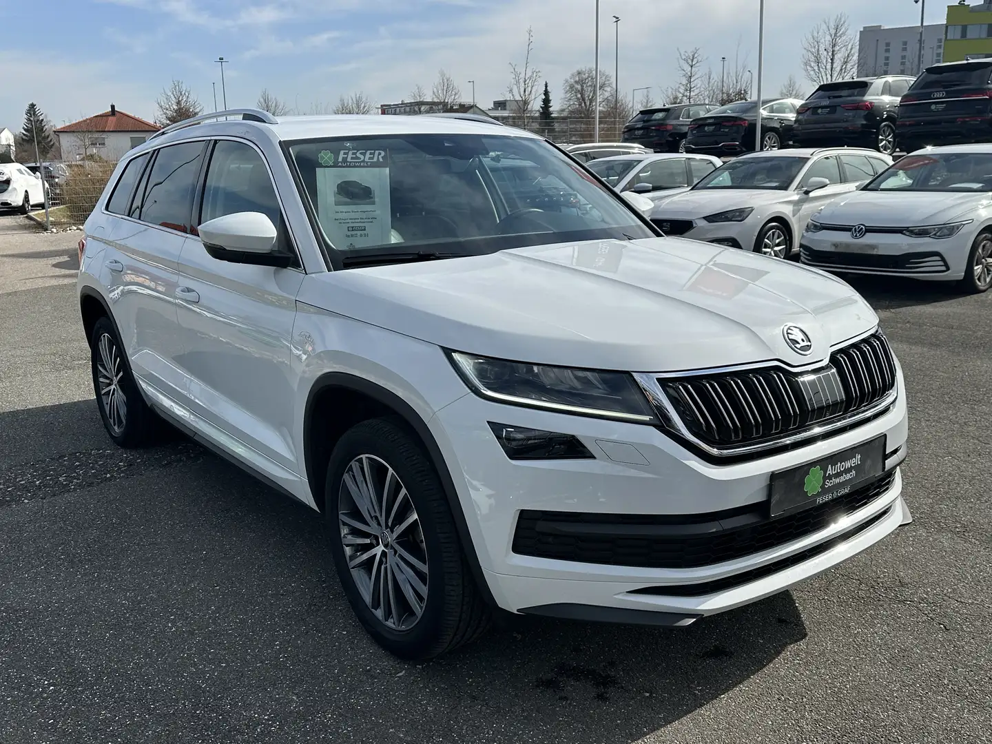 Skoda Kodiaq Laurin & Klement 2.0 TDI DSG ACC LED APP Weiß - 2