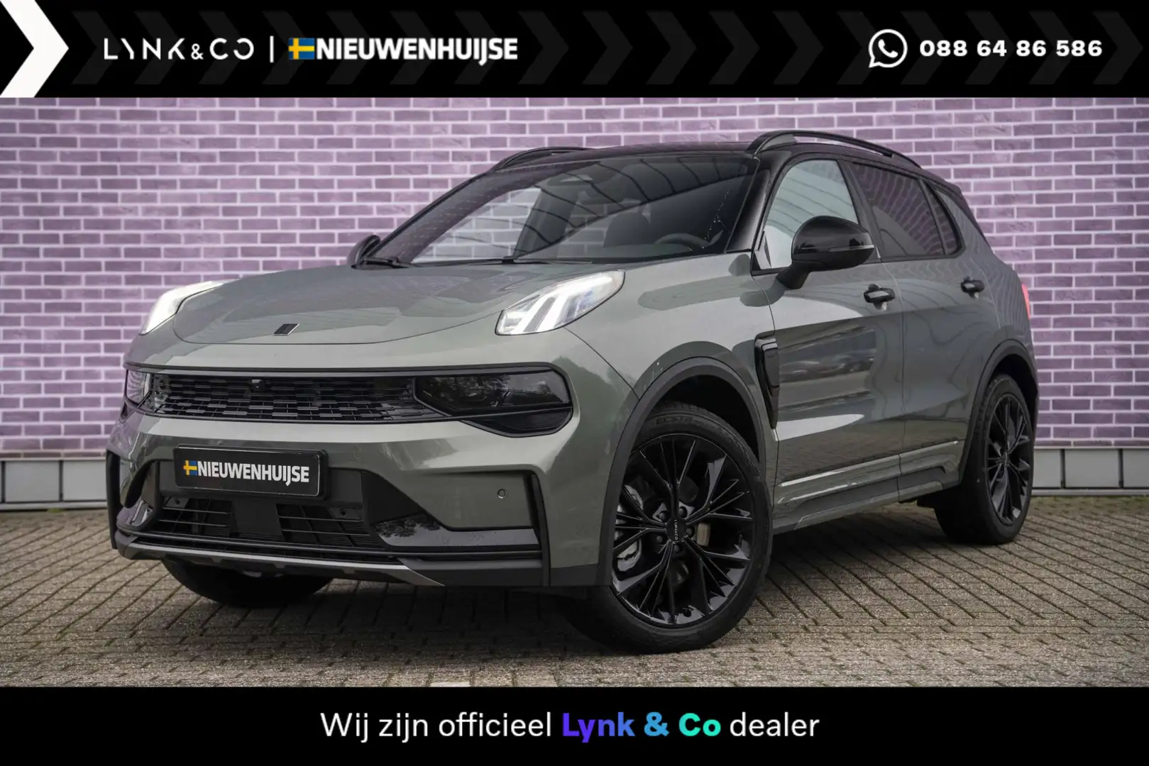 Lynk & Co 01 1.5 More | Demo | Nieuw model | 75 Km Elektrisch | Groen - 1