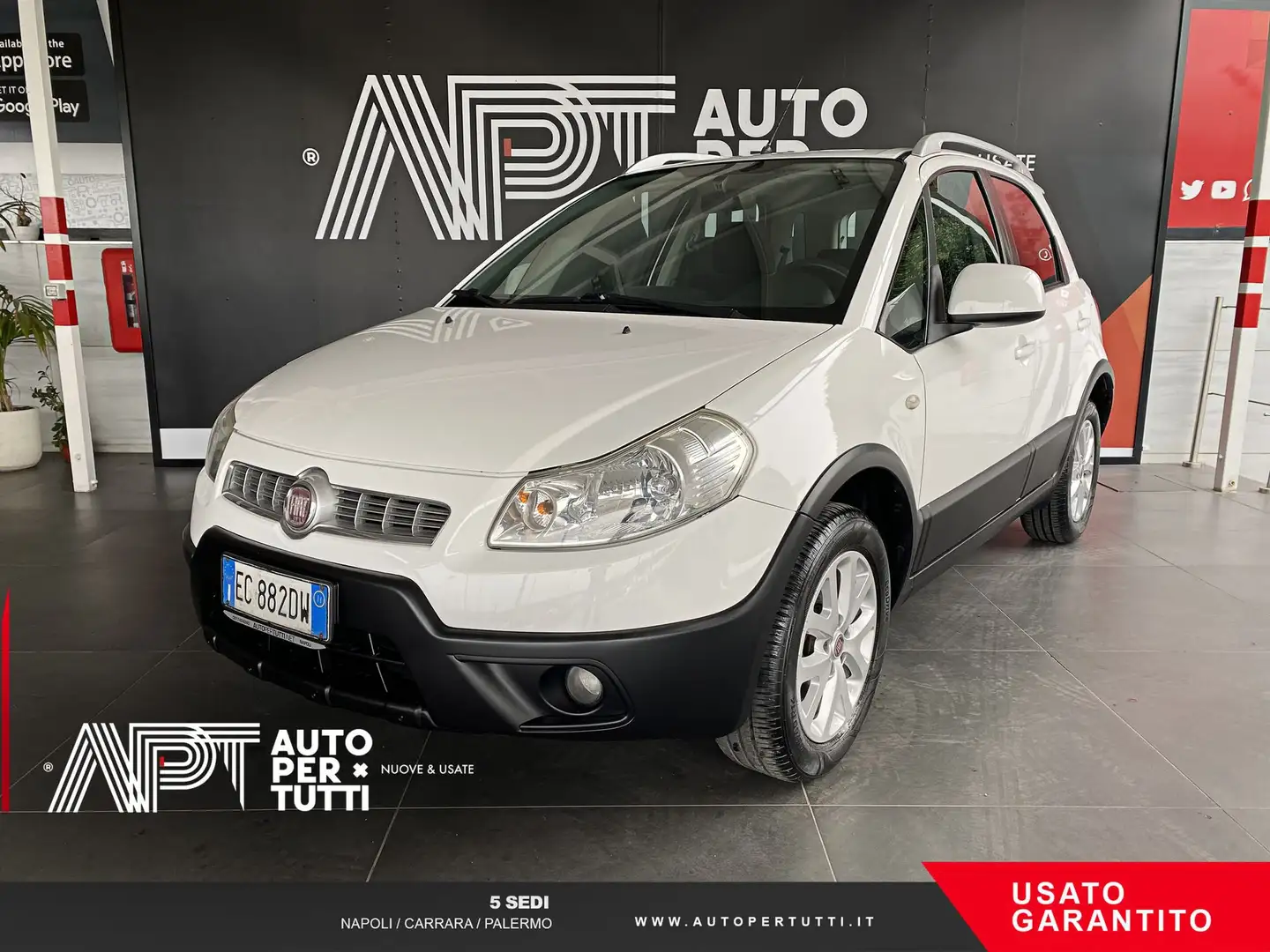 Fiat Sedici Sedici 1.6 16v Dynamic 4x4 120cv Blanco - 1