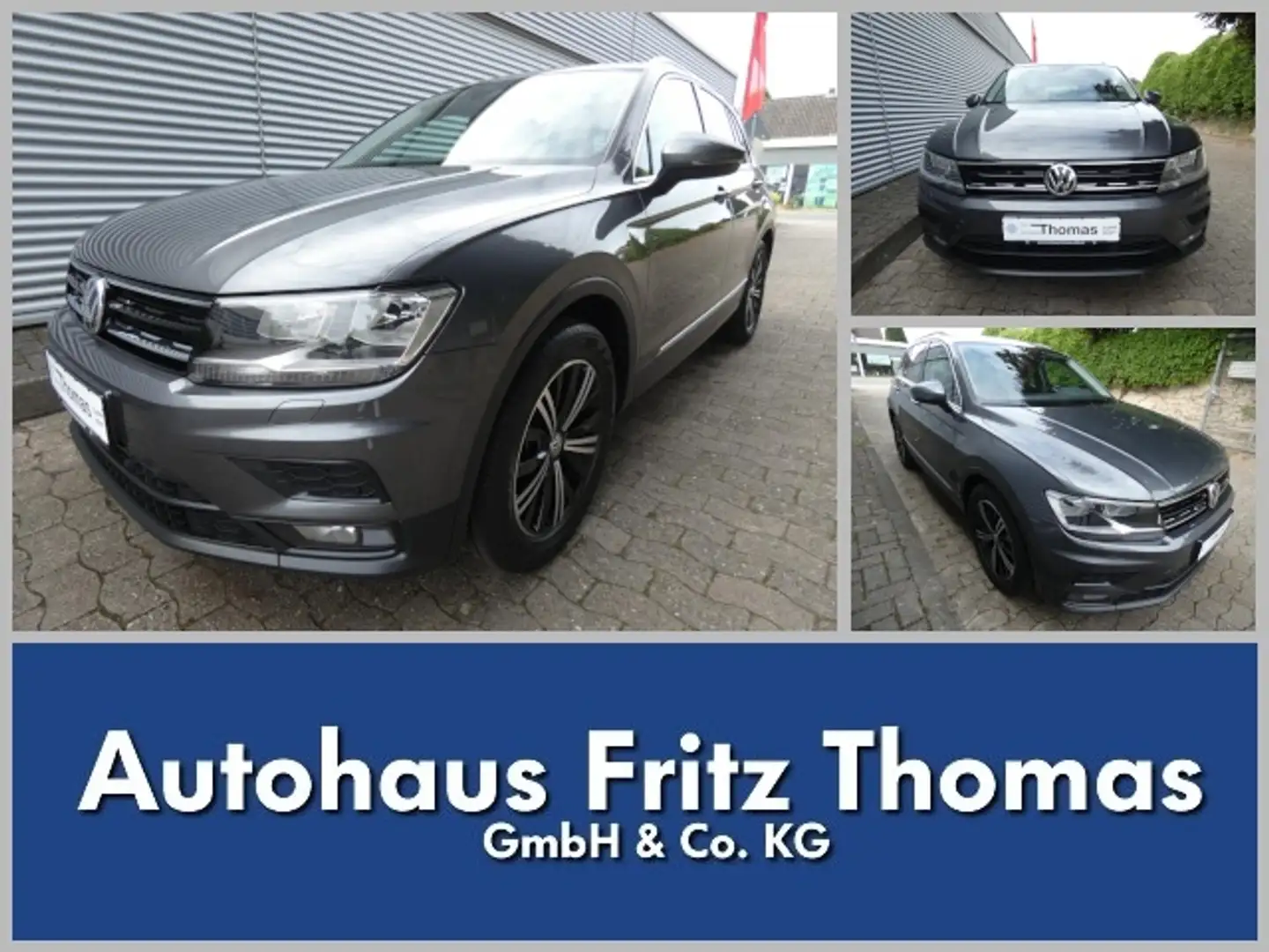 Volkswagen Tiguan 1.4 TSI DSG Join Navi AHK SHZ Klima ACC Klima Gris - 1