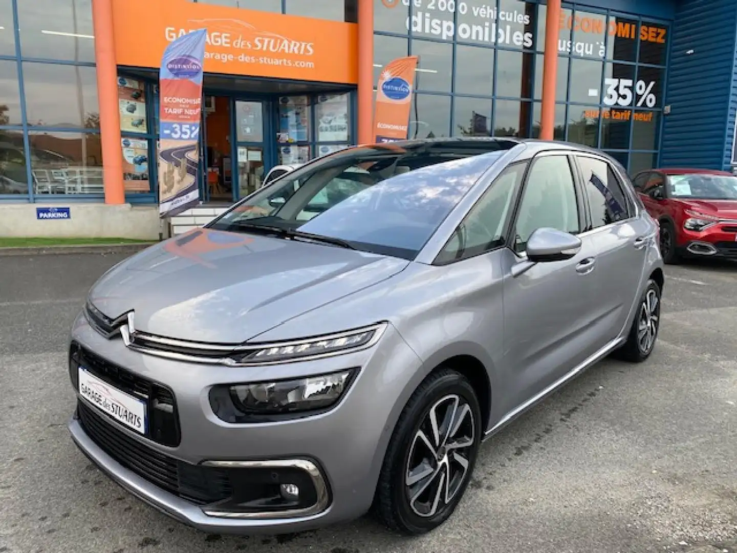 Citroen C4 SpaceTourer 1.2 PURETECH S\u0026S 130 - FEEL - ATTELAGE Gris - 1