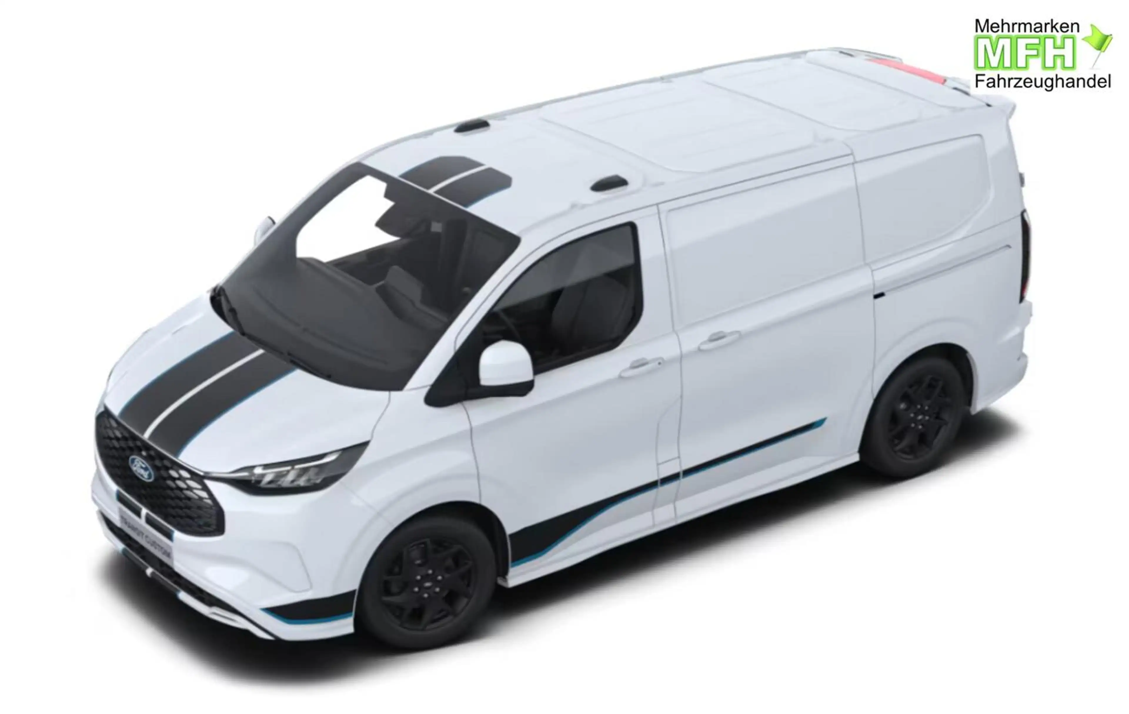 Ford E-Transit Custom Sport 71kWh L1 ACC AHK Kam360 160 kW (21... — photo 4