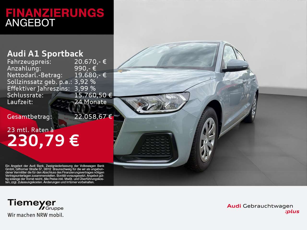 Audi A1 2025 — 30 TFSI ADVANCED LM16 PDC SITZH