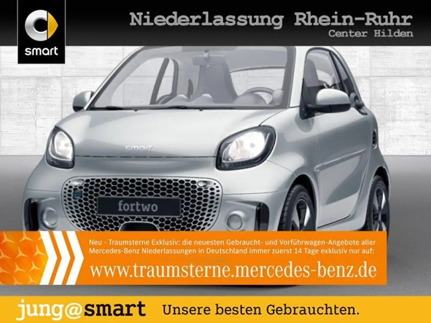 smart forTwo EQ 60kWed passion cool&Audio SHZ Dig Radio Silber - 1