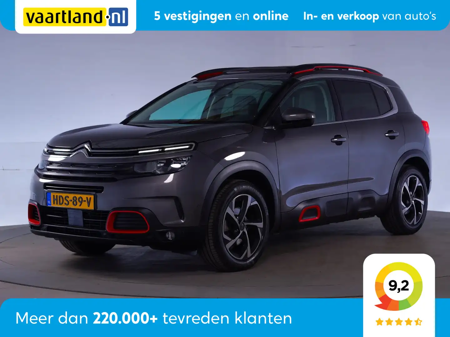 Citroen C5 Aircross 1.2 PureTech Shine Aut. [ Navigatie Panoramadak Ca Grijs - 1