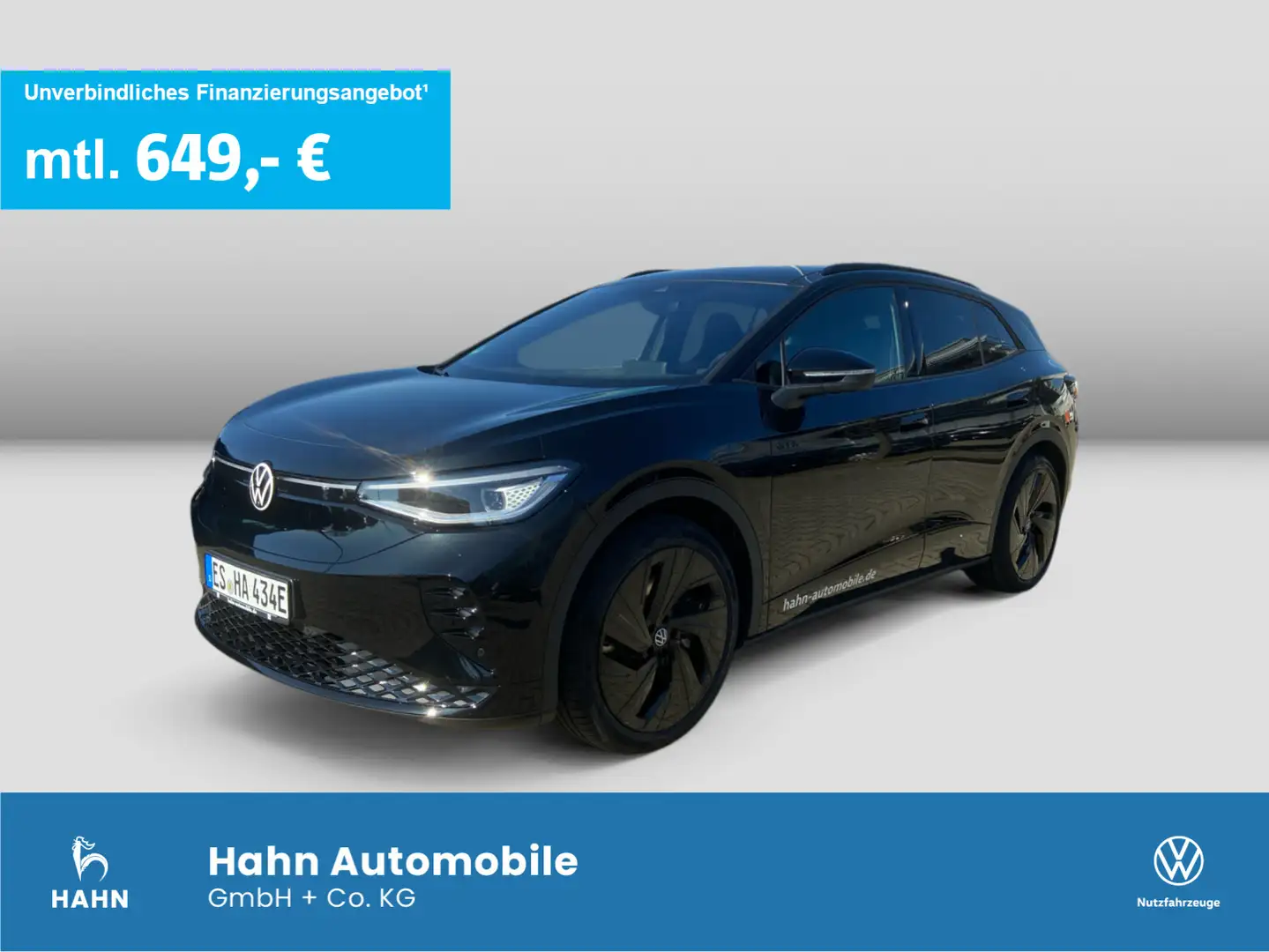 Volkswagen ID.4 GTX 4Mot 250 kW/340 PS) 77 kWh, AHK Pano IQ Schwarz - 1
