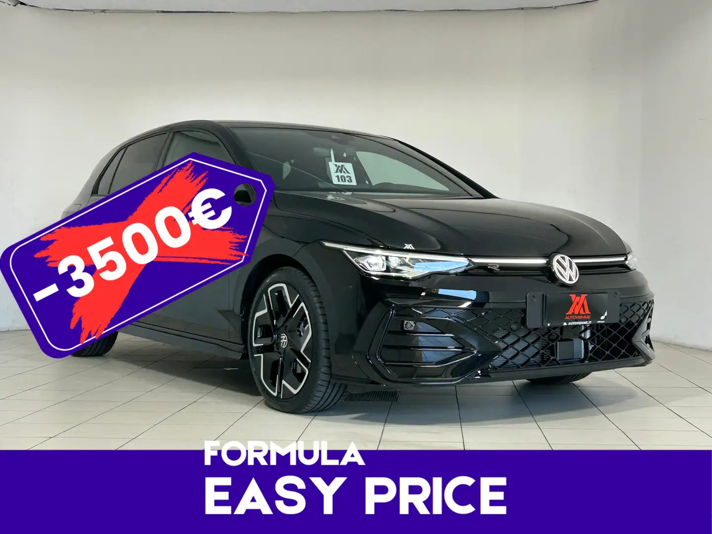 Volkswagen Golf 2.0 tdi R-Line 150cv dsg + retrocamera posteriore Negro - 1