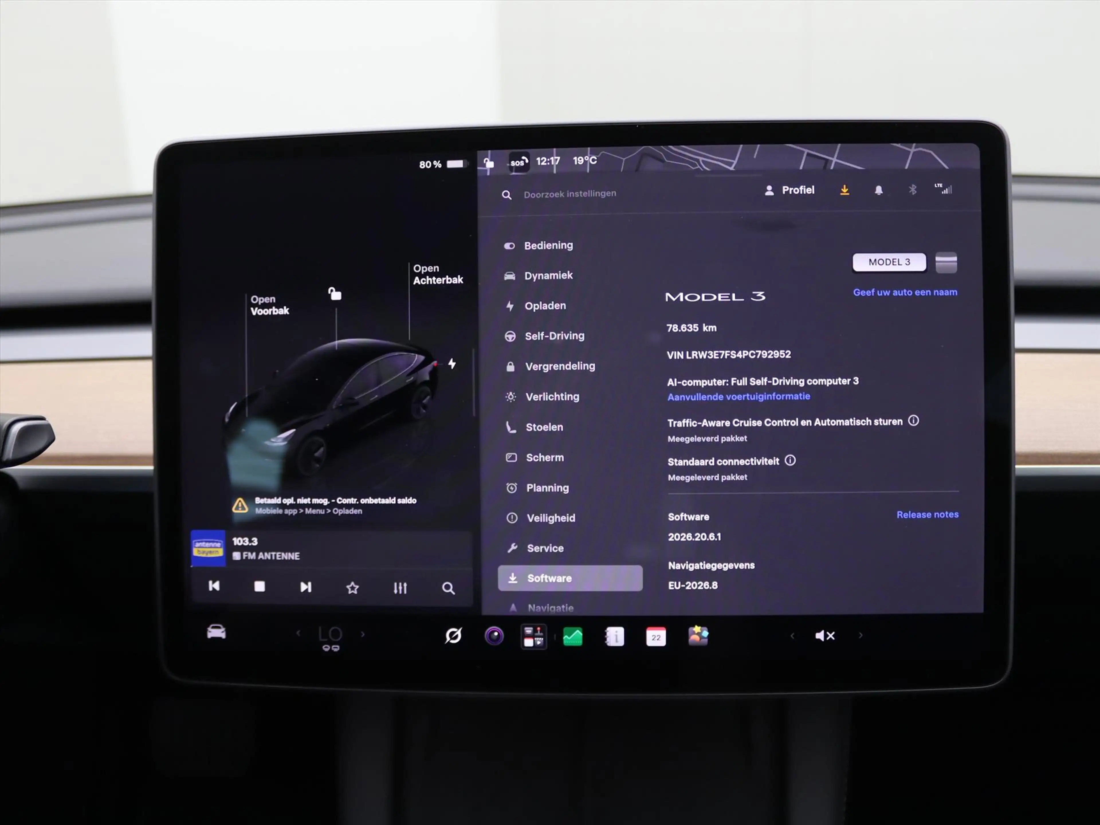 Tesla Model 3 Standard RWD Plus UPGRADE 93.5% SoH [ AMD RYZEN+LF — photo 32
