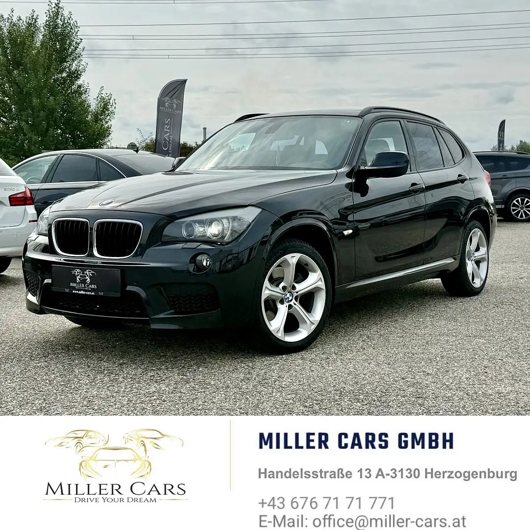 BMW X1 xDrive 23d Aut. M-Ausstattung*Servicegepflegt* Schwarz - 2