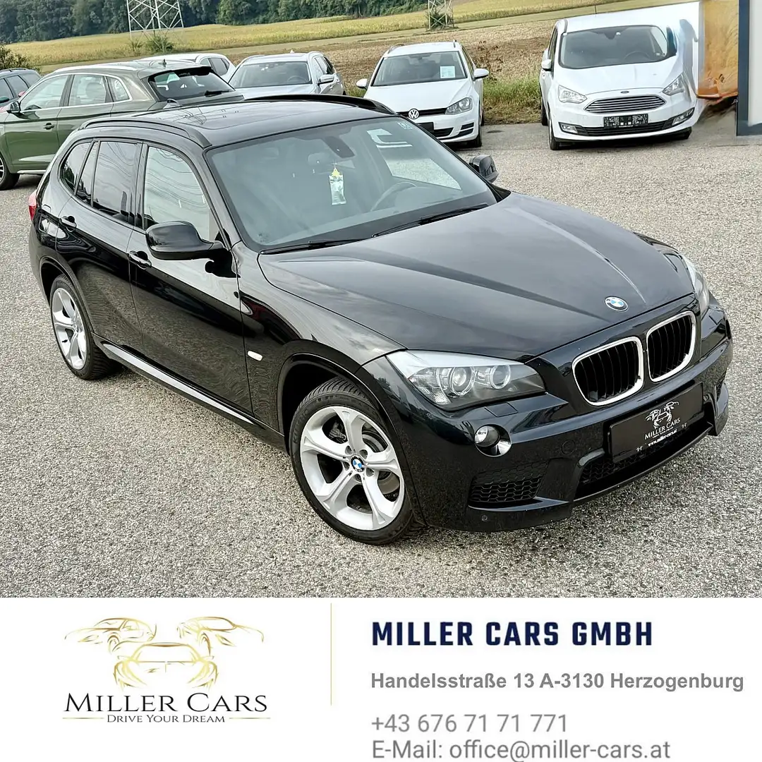 BMW X1 xDrive 23d Aut. M-Ausstattung*Servicegepflegt* Schwarz - 1