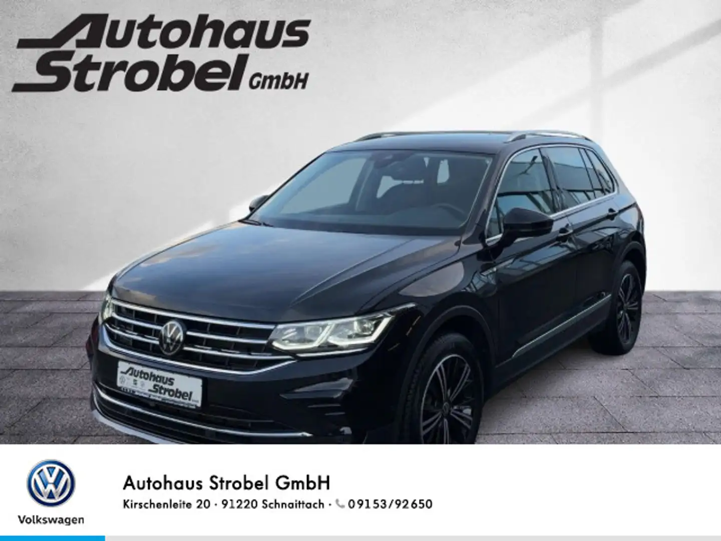 Volkswagen Tiguan 1.5 TSI DSG Elegance ACC Navi LED-Matrix Schwarz - 1