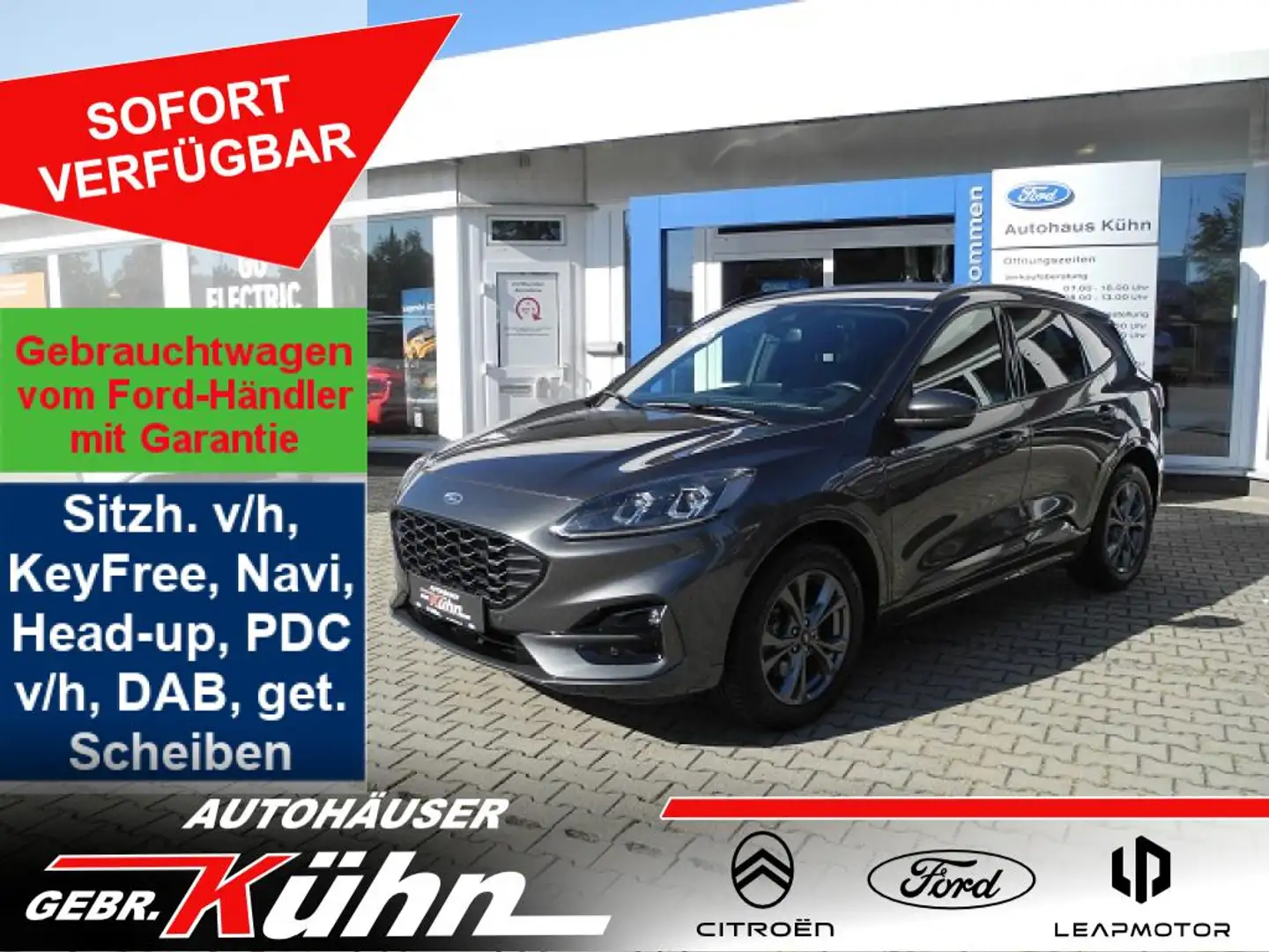 Ford Kuga 2.5 PHEV ST-LINE - Adapt. LED, el. Heckkl. Gris - 1