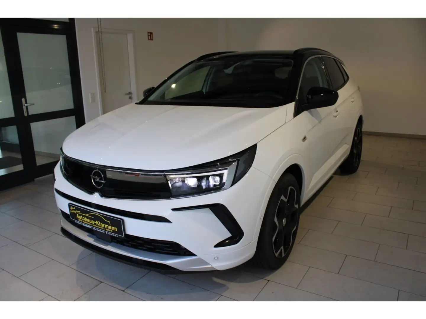 Opel Grandland X Grandland Ultimate 1.2 Turbo EU6e Navi Leder 360 Blanc - 1