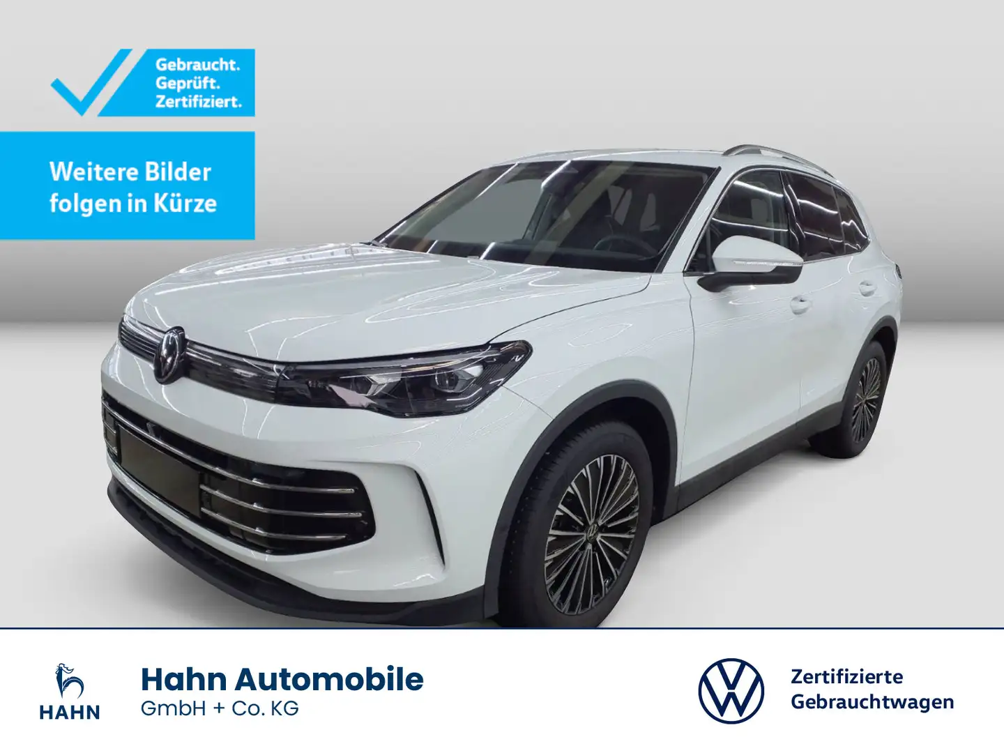 Volkswagen Tiguan 1.5eTSI DSG Elegance Matrix AHK ACC Navi Weiß - 1