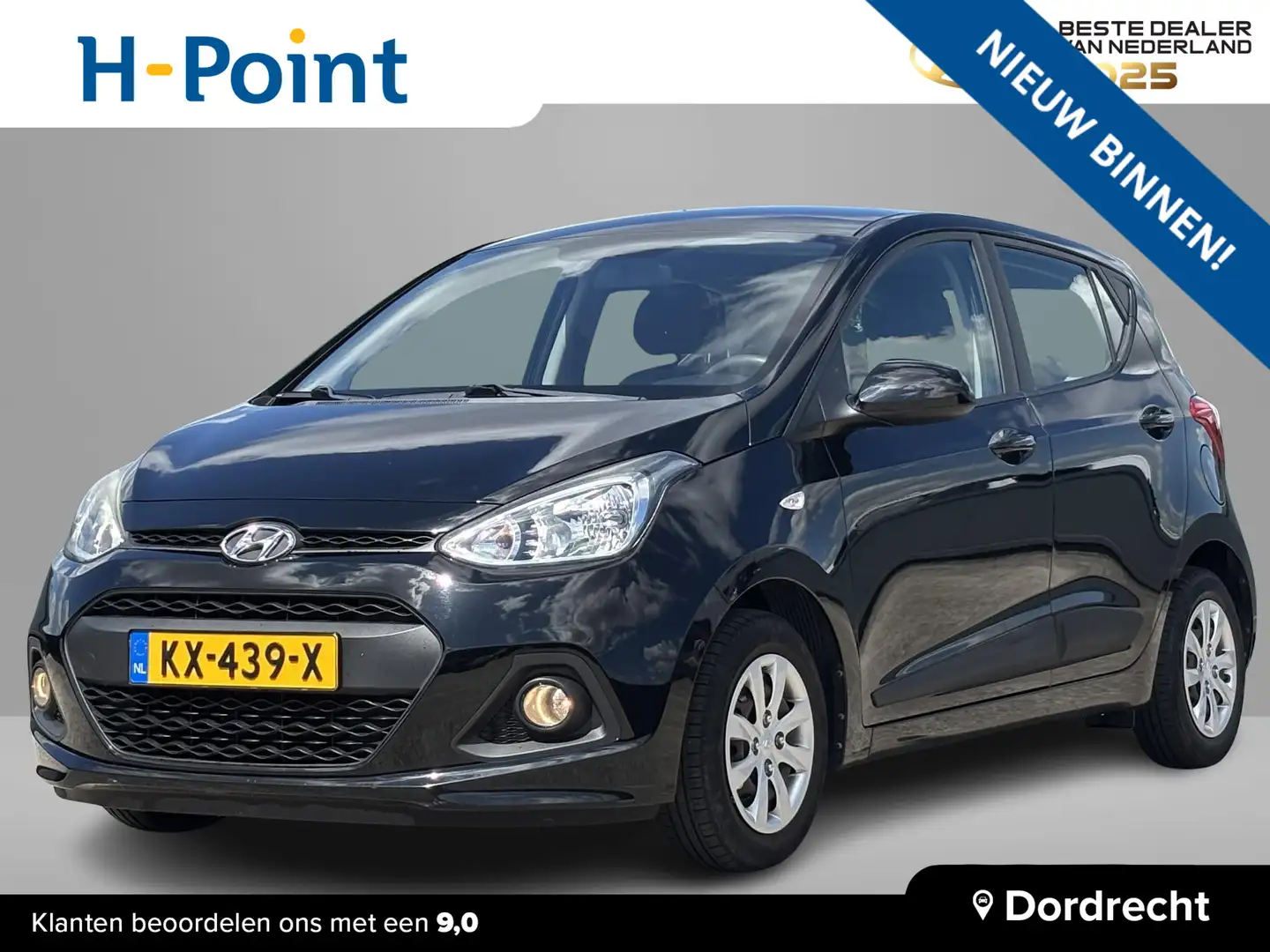 Hyundai i10 5drs 1.0i 67pk i-Motion Comfort |  Lage kmstand | Zwart - 1