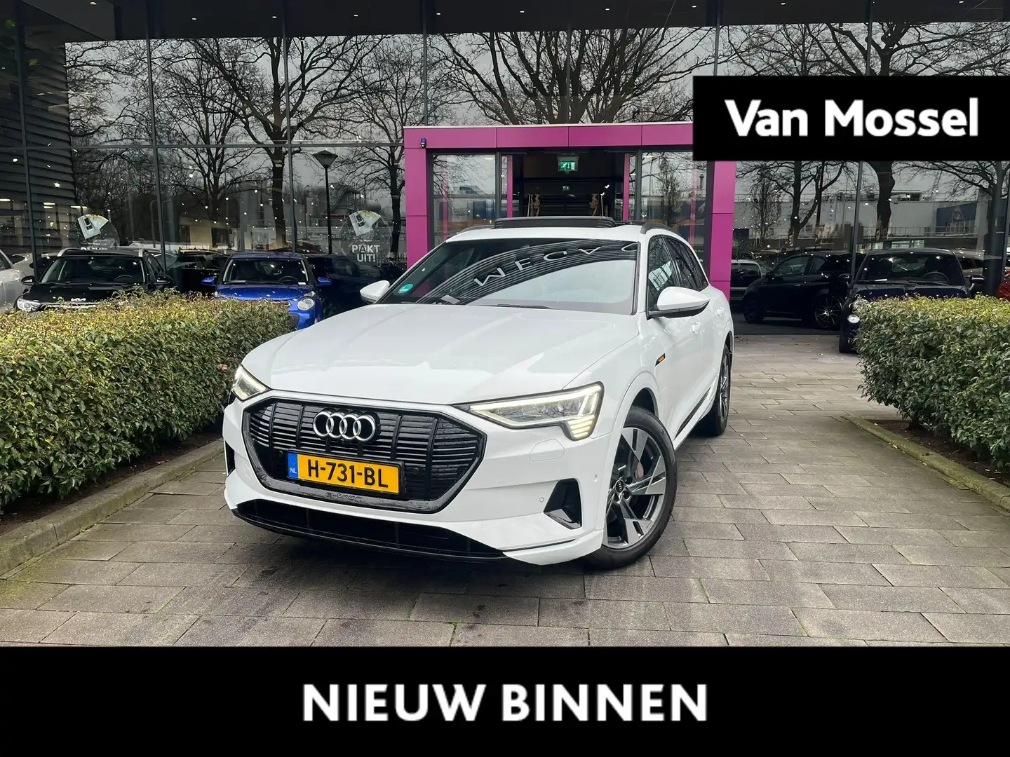 Audi e-tron e-tron 55 quattro advanced 95 kWh Blanc - 1