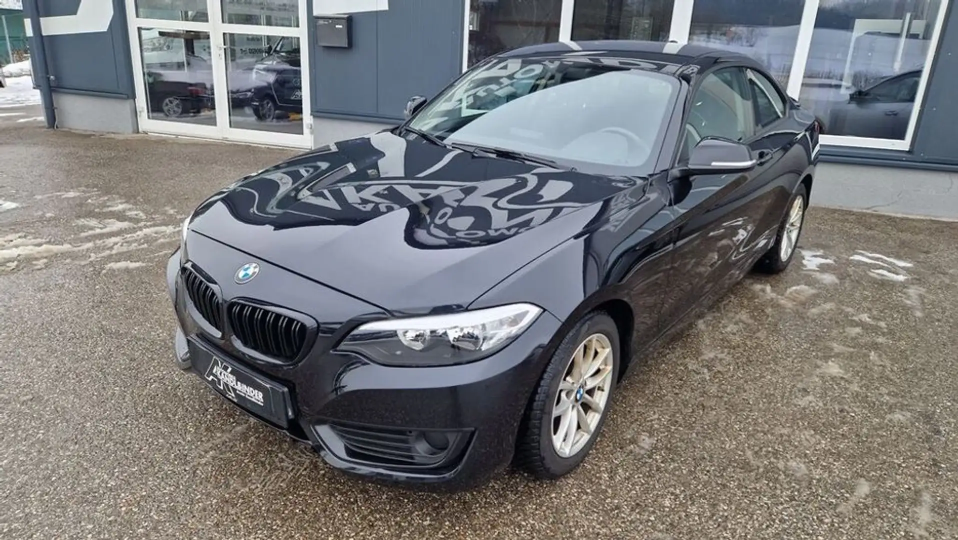 BMW 218 d Coupé Österreich-Paket ''2.Besitz'' Schwarz - 1