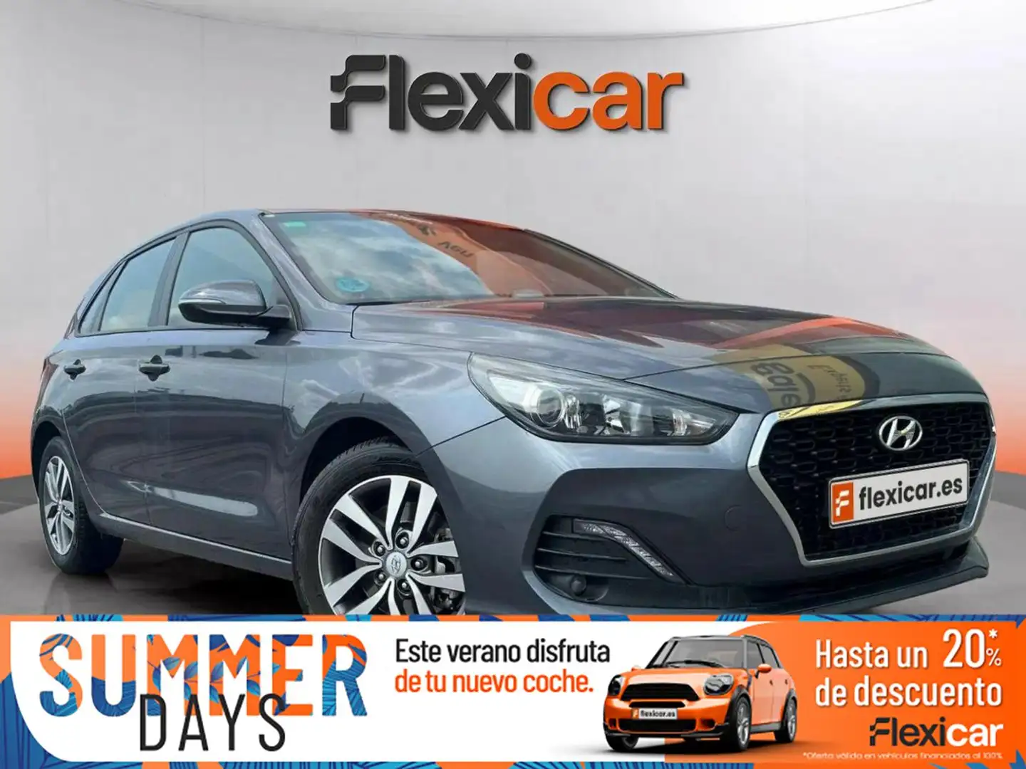 Hyundai i30 1.0 TGDI Klass Fastback Gris - 1