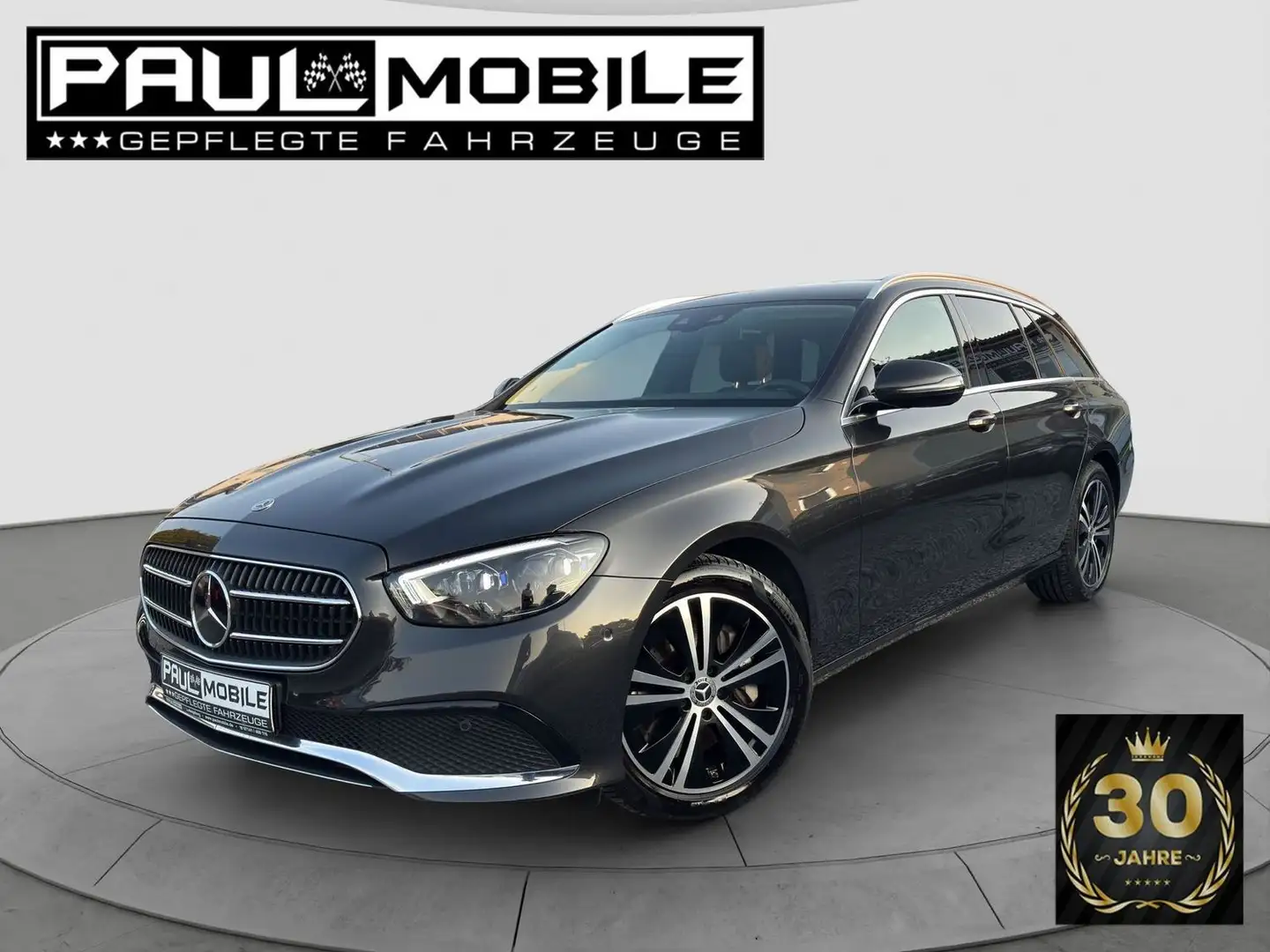 Mercedes-Benz E 400 d 4Matic Navi ACC HuD R-Cam LED- Multibeam Gris - 1