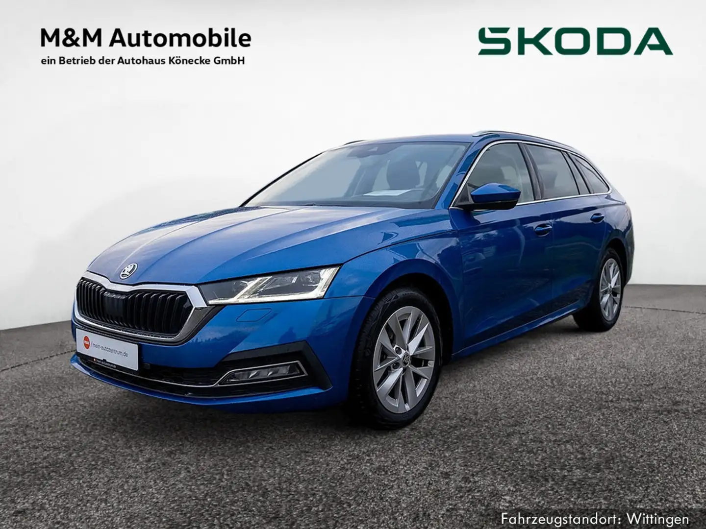 Skoda Octavia Combi 2.0 TDI Style AHK NAVI LED ACC Blau - 1