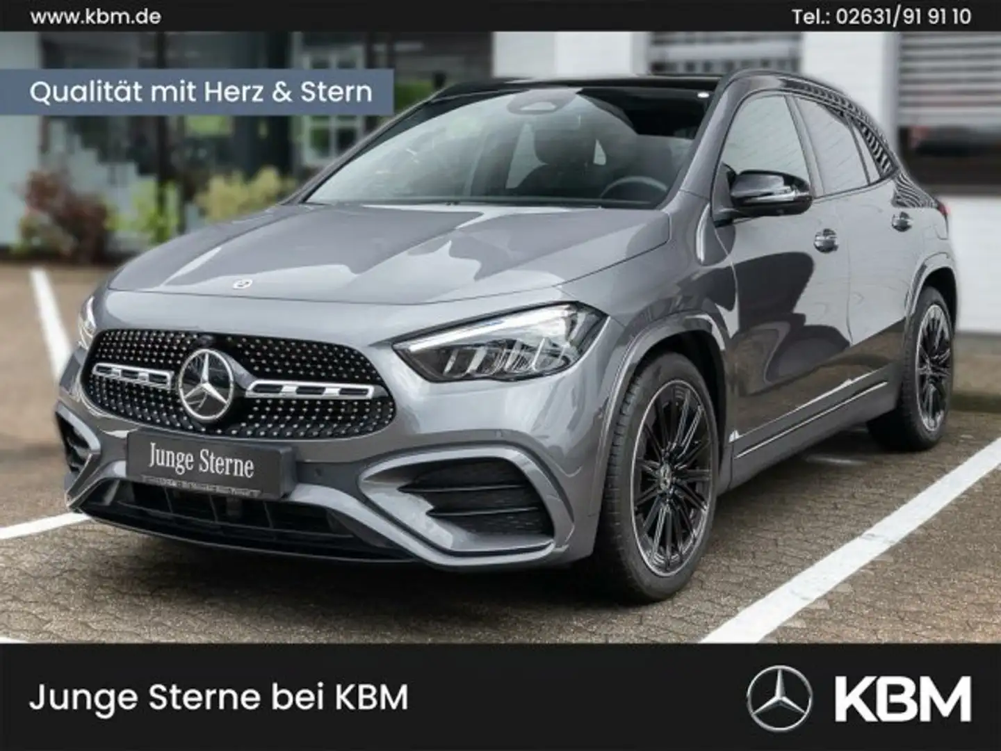 Mercedes-Benz GLA 250 GLA 250 4M AMG ADV PLUS°NIGHT°20"PANO°360°TWA° Grijs - 1