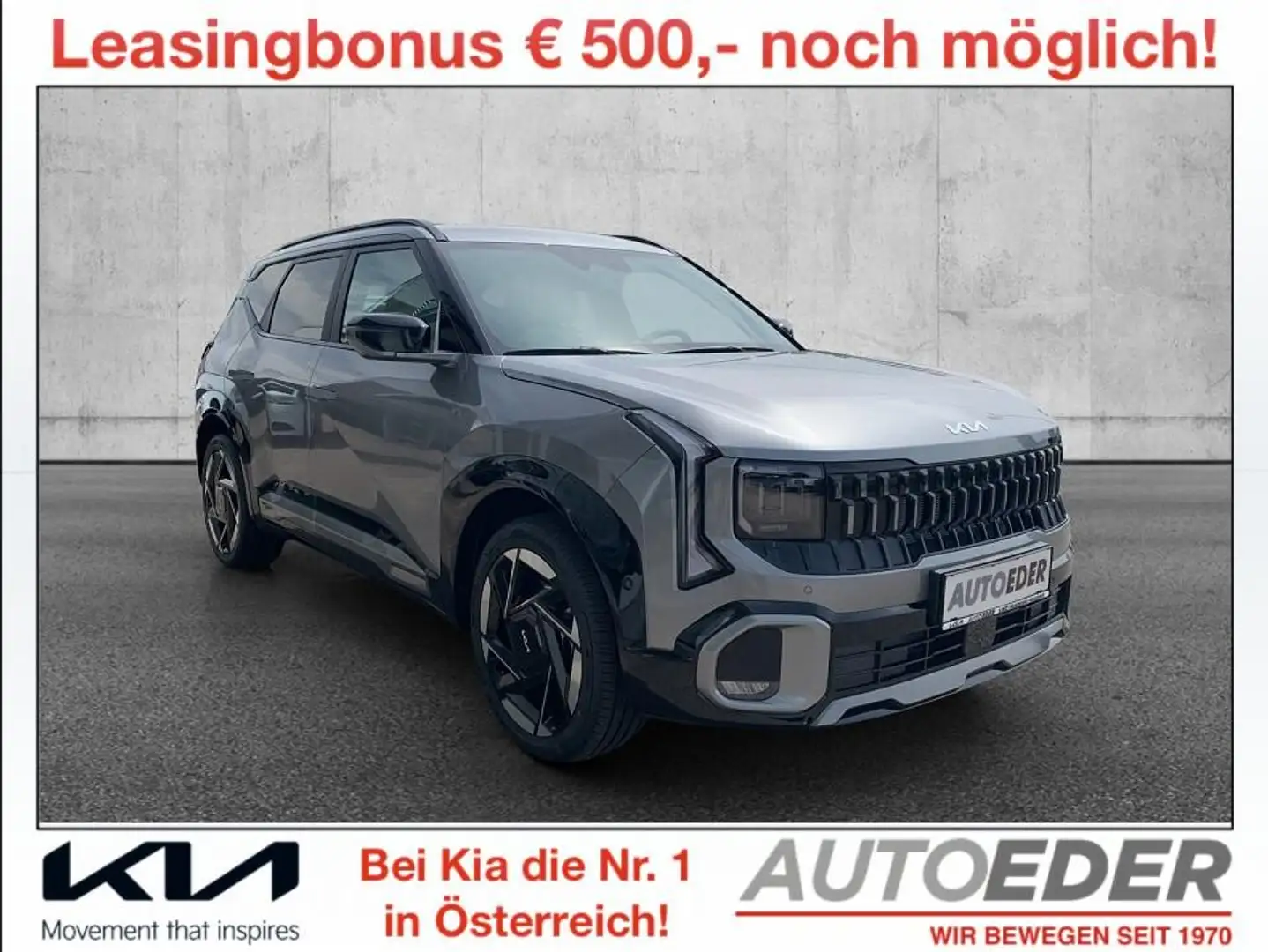 Kia Seltos 1,6 TGDI 180 4WD GT-Line Aut. Grau - 1