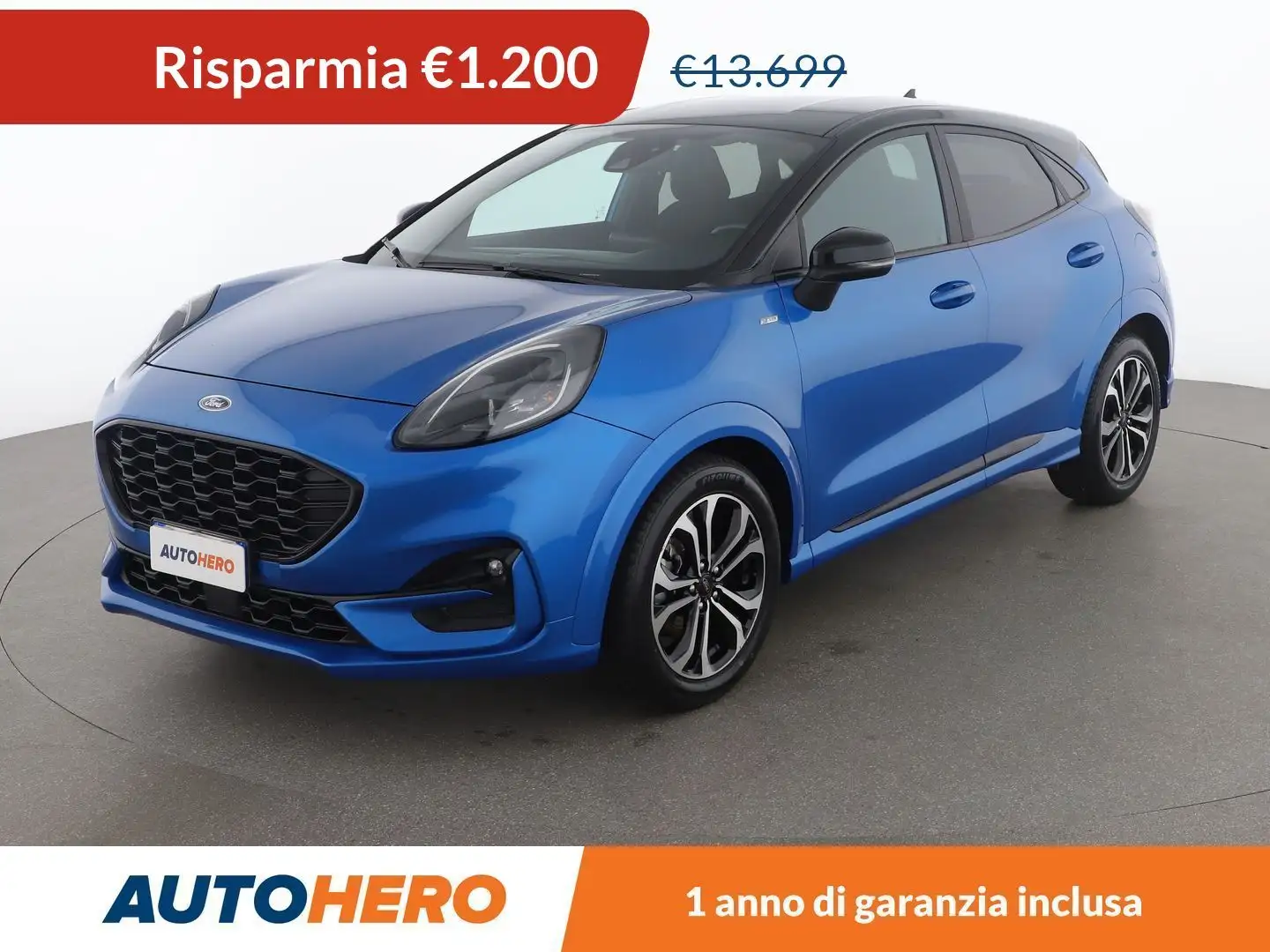 Ford Puma 1.0 EcoBoost ST-Line Bleu - 1