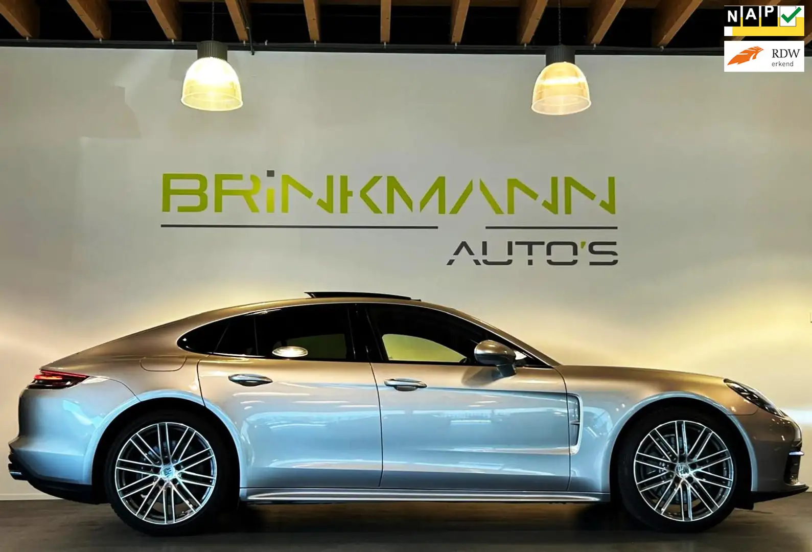 Porsche Panamera 2.9 4 E-Hybrid - BTW - Soft Close - Pano - Bose - Gris - 1