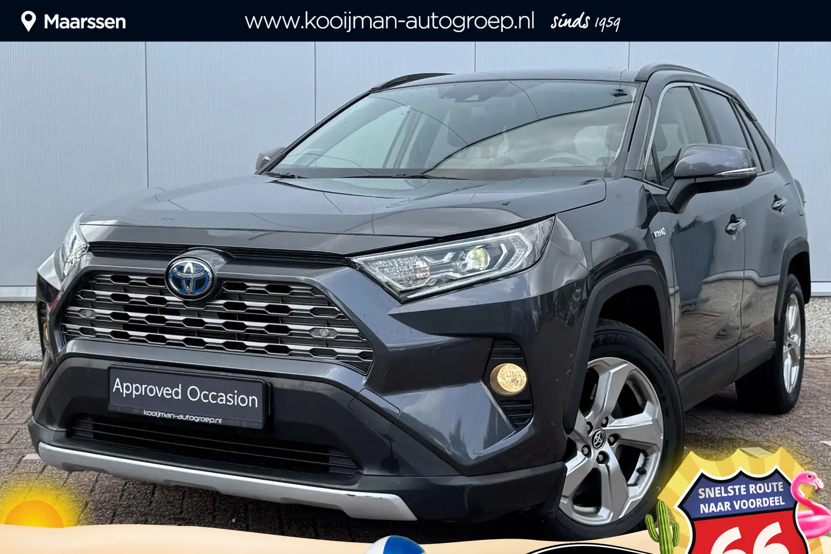 Toyota RAV 4 2.5 Hybrid AWD Executive Lederen bekleding, Dodeho Grijs - 1