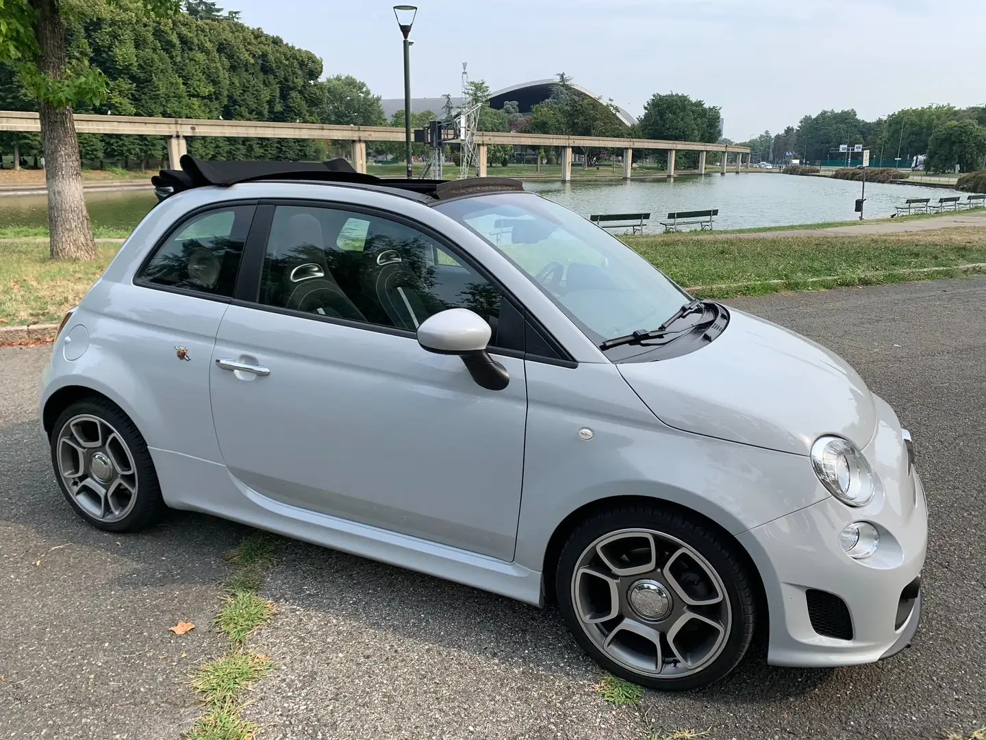 Abarth 500C 500C/595C 1.4 16v t. t-jet Custom 135cv E6 Grigio - 2