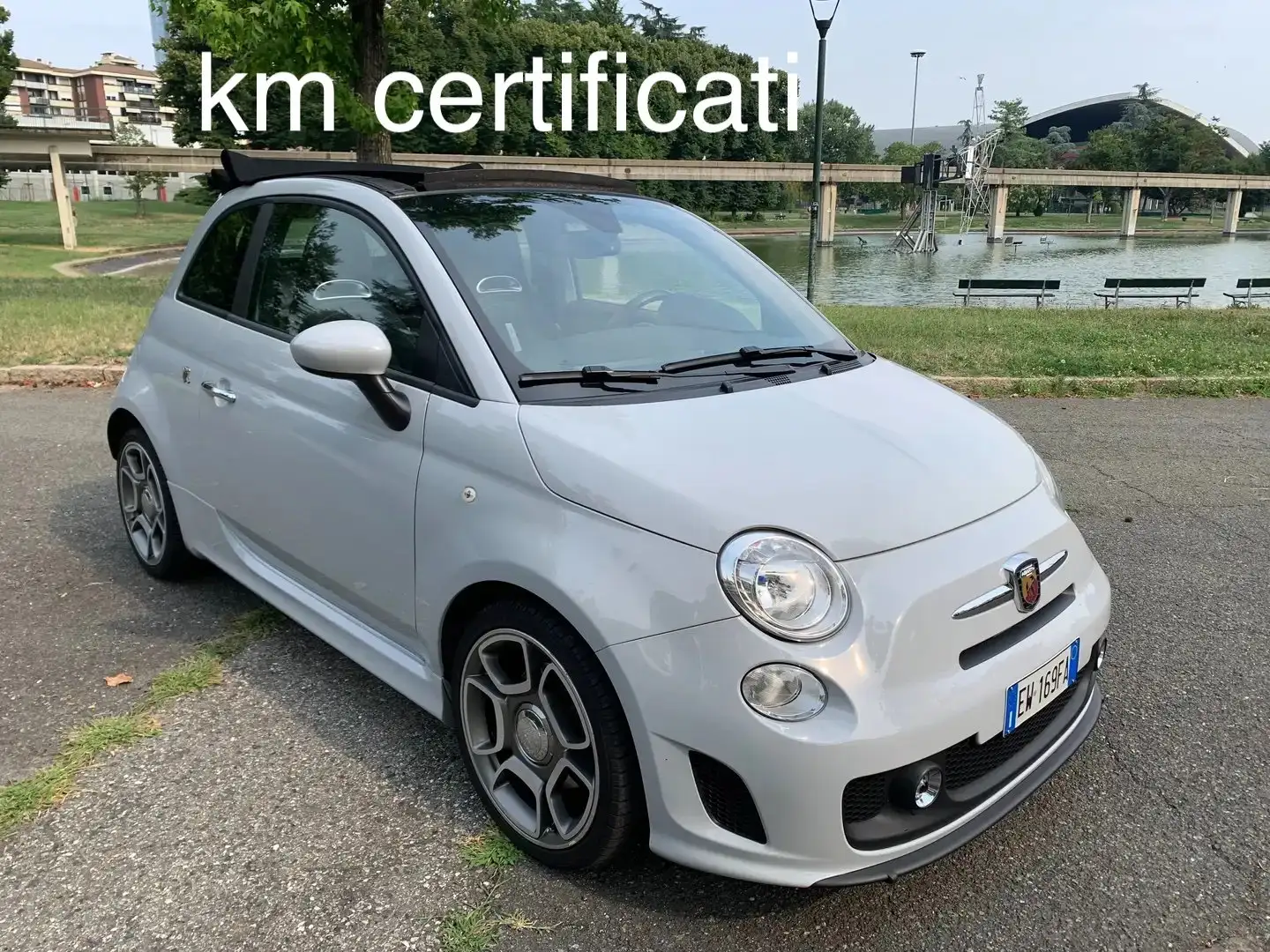 Abarth 500C 500C/595C 1.4 16v t. t-jet Custom 135cv E6 Grigio - 1