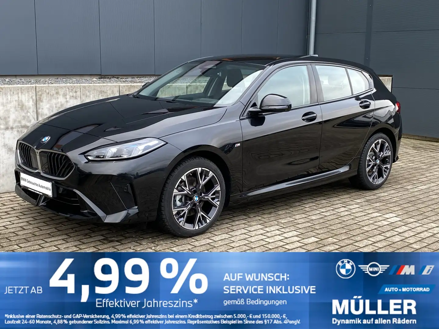 BMW 120 DKG HUD/LED+/360CAM/K-ZUG/DAB/SH Zwart - 1