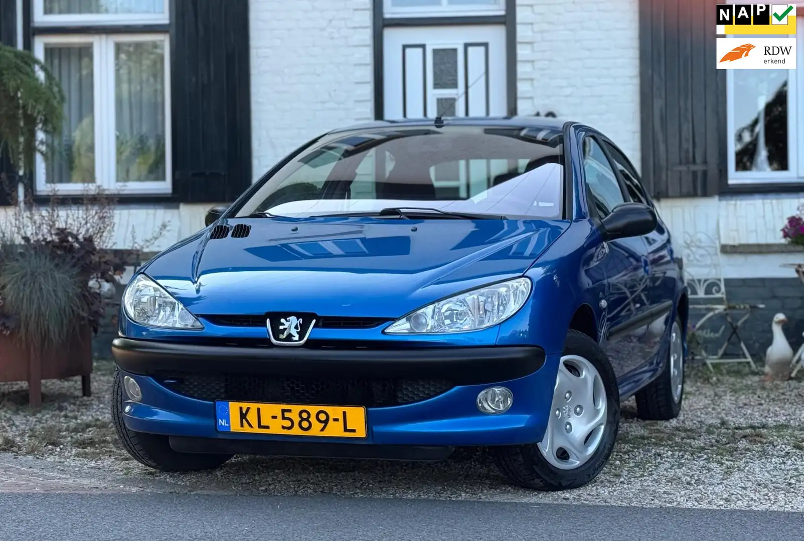 Peugeot 206 1.4 XR Challenge|Airco|5DRS|114DKM!|Nette auto! Bleu - 1