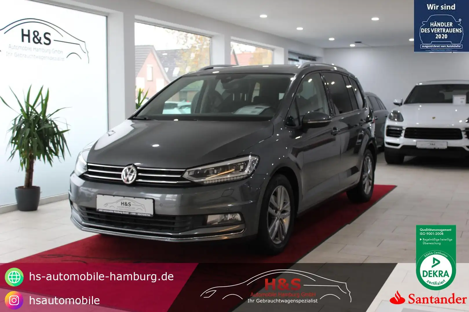 Volkswagen Touran 2.0 TDI SCR Bluemotion *PANORAMA*AHK*KAMERA* Grau - 1