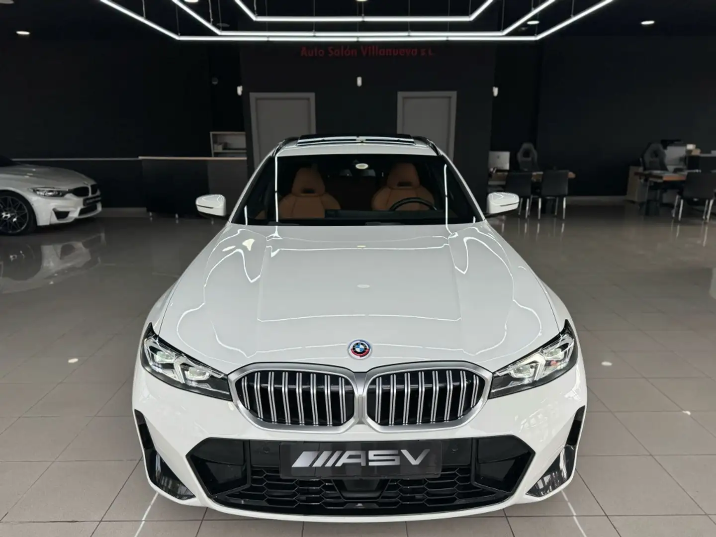 BMW 320 320dA xDrive Touring Blanc - 2