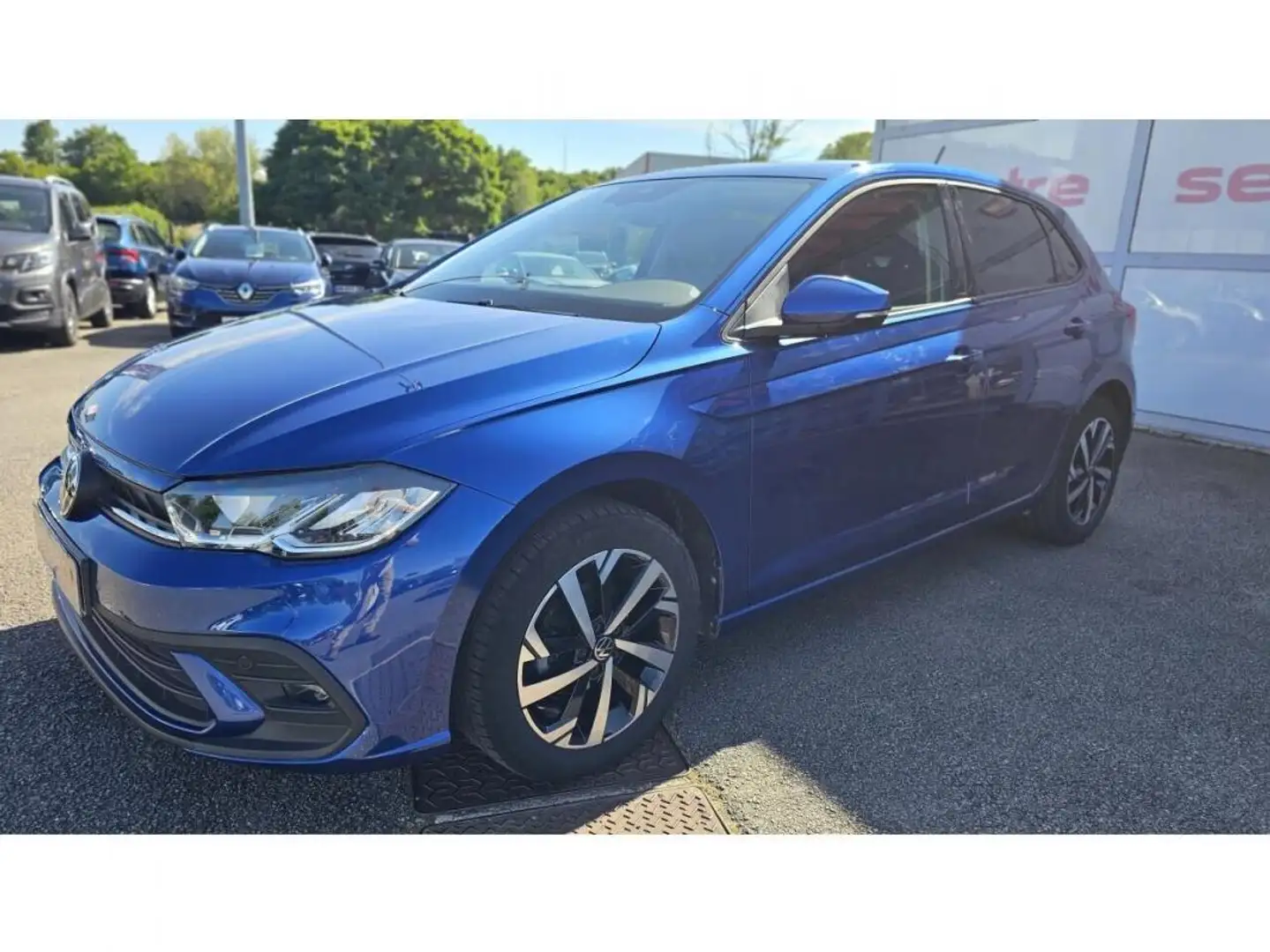 Volkswagen Polo LIFE 1.0TSI 95cv DSG7 Prix affiché HORS TAXES spec Bleu - 2