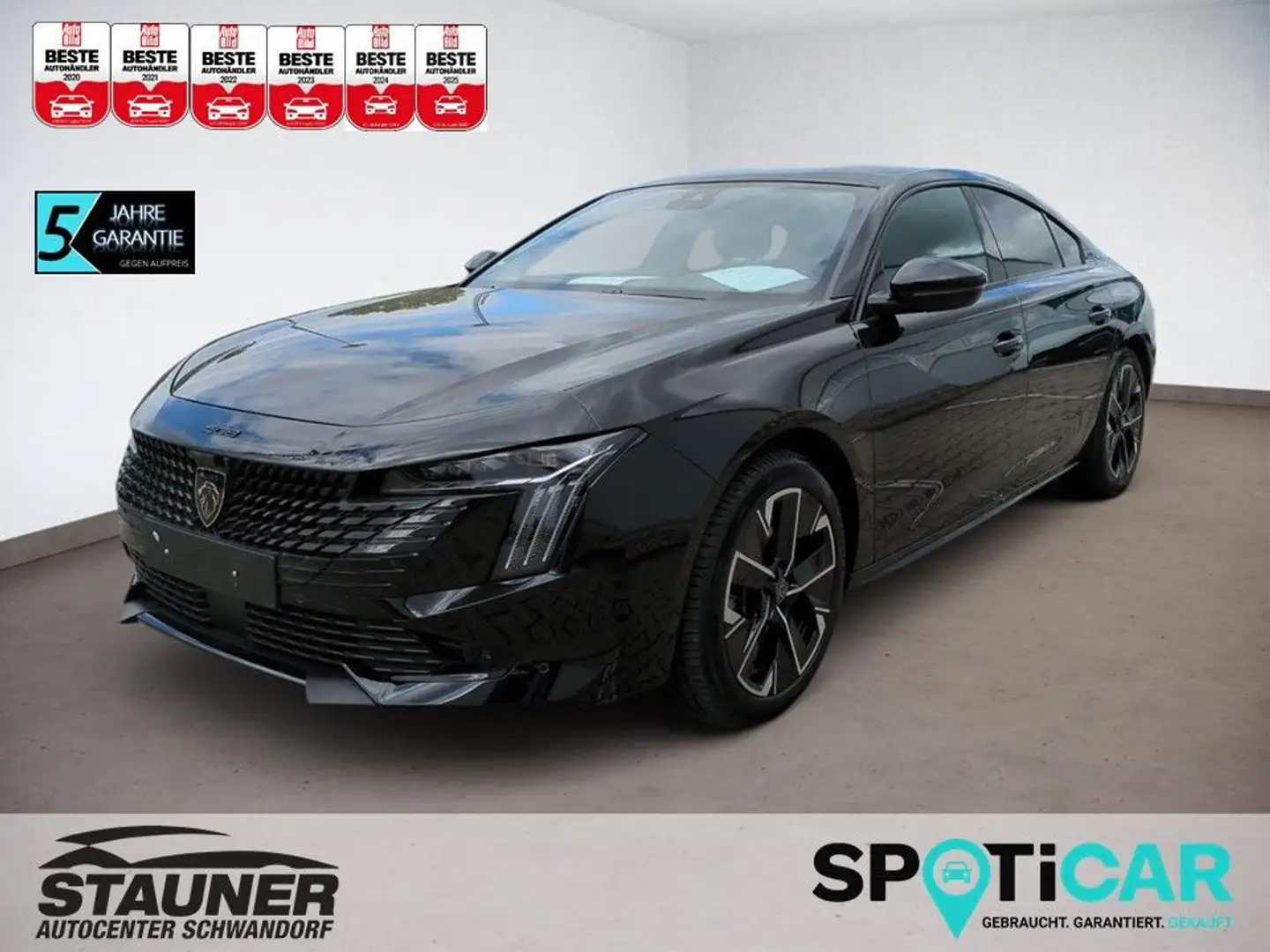 Peugeot 508 GT 130PS EAT8 SHZ*ACC*AHK*KAMERA*NAVI*PDC* Schwarz - 1