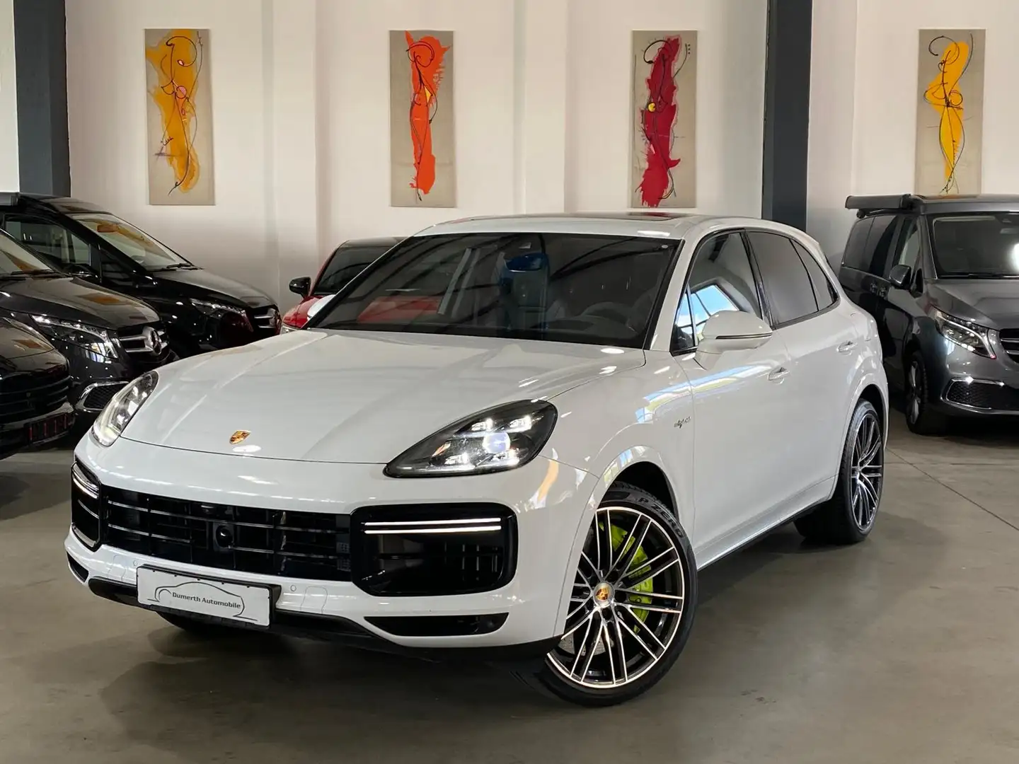 Porsche Cayenne Turbo S E Hybrid/Pano/HUD/Matrix/22´/BUR Weiß - 1