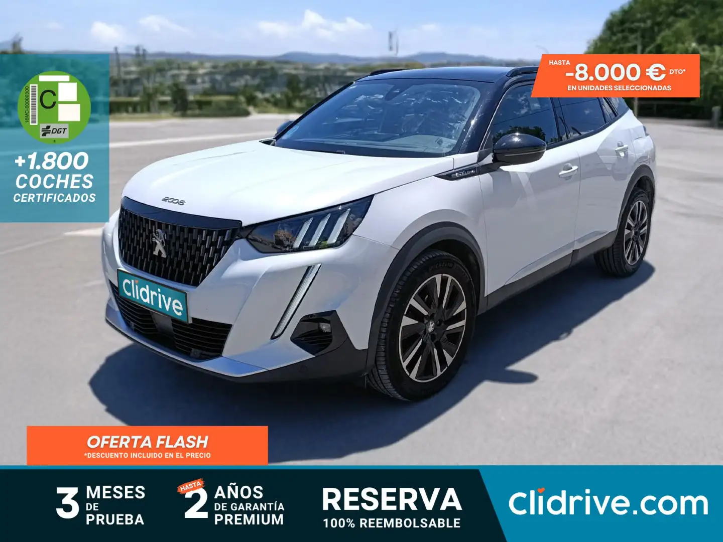 Peugeot 2008 1.2 PureTech S&S GT Line EAT8 130 Blanco - 1