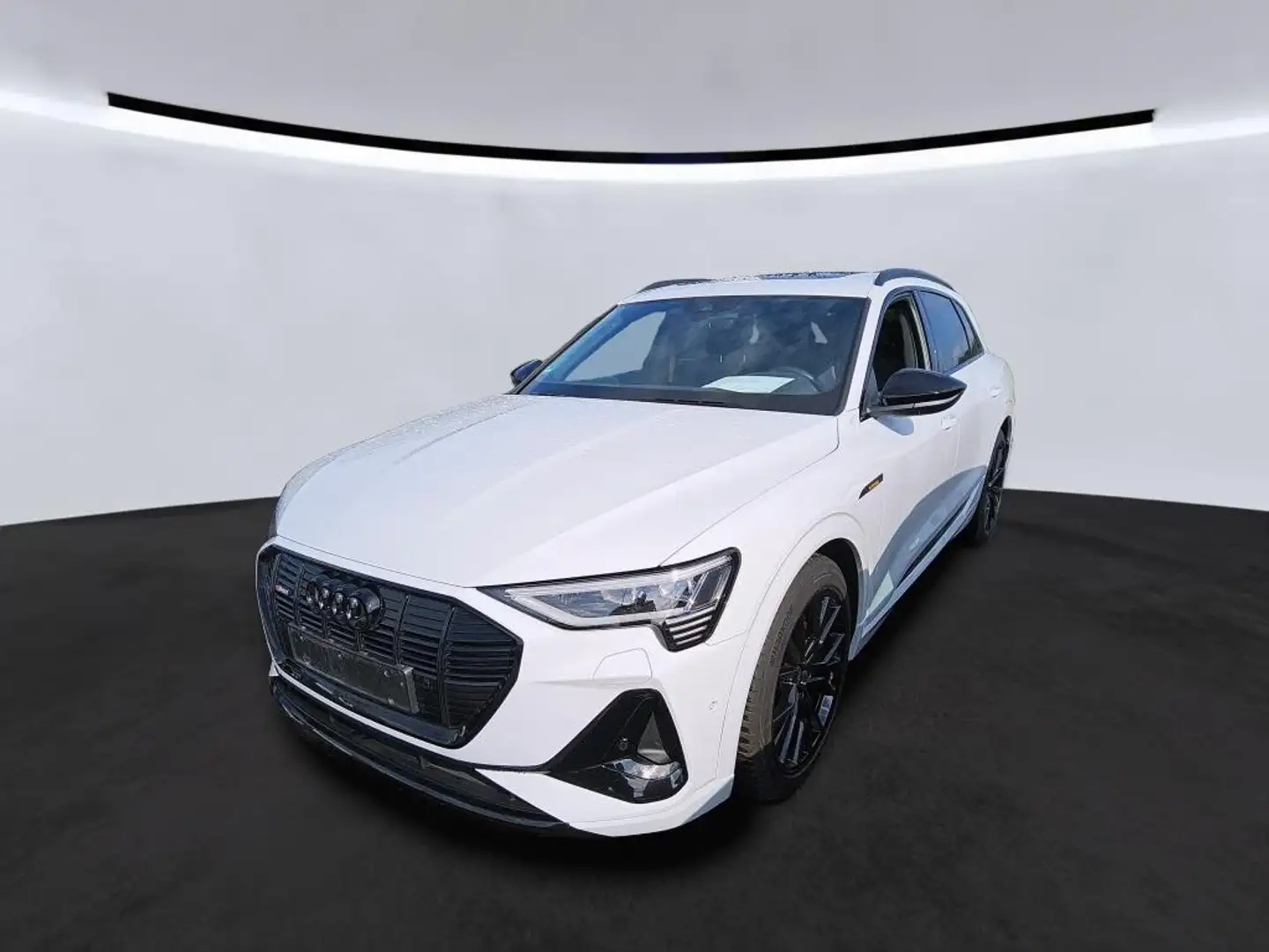 Audi e-tron 55 2x S LINE BLACK-EDITION ACC/HuD/PANO Blanc - 1