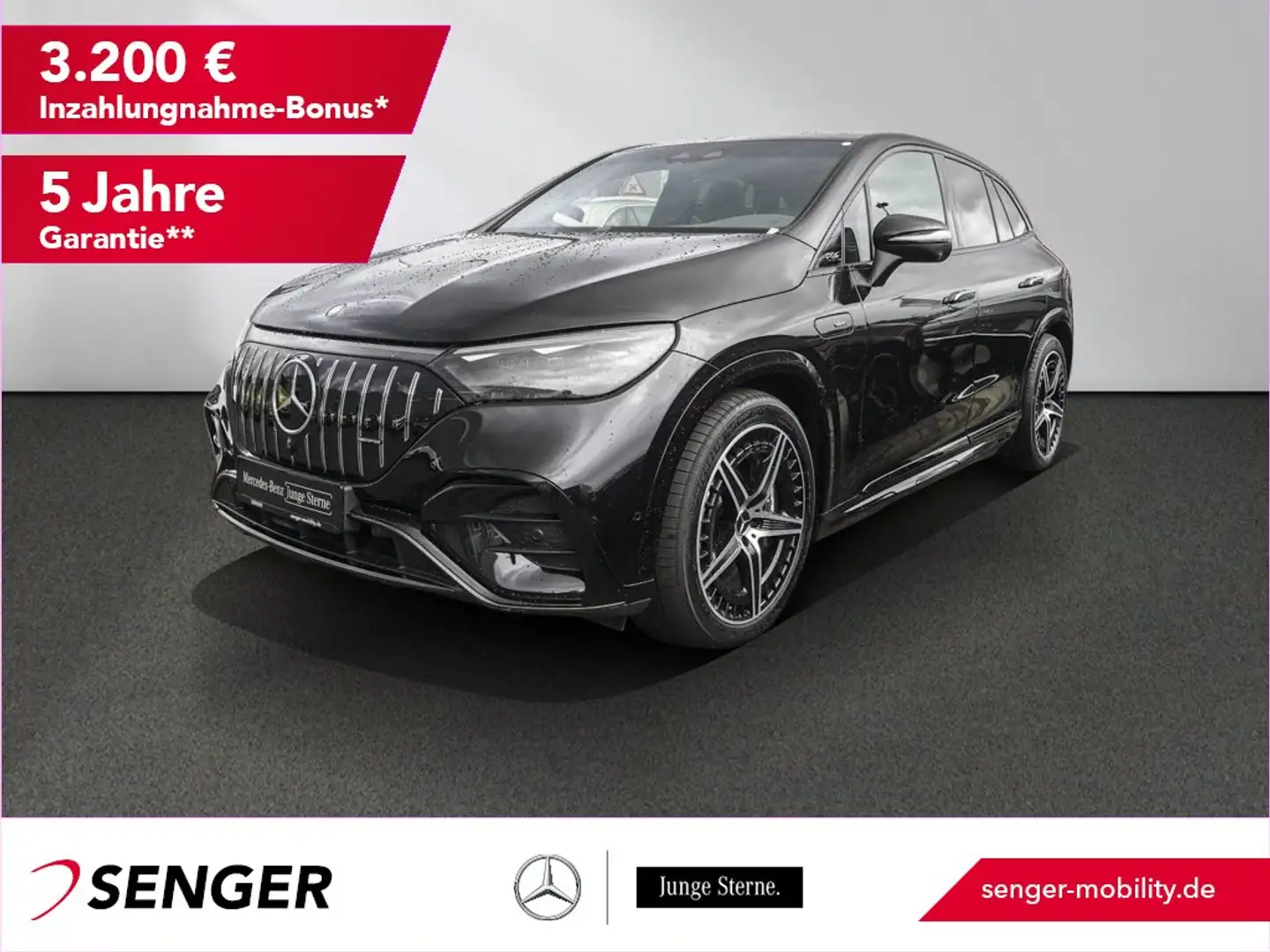Mercedes-Benz EQE SUV 43 AMG 4M Digital Panorama Hyperscreen Negro - 1