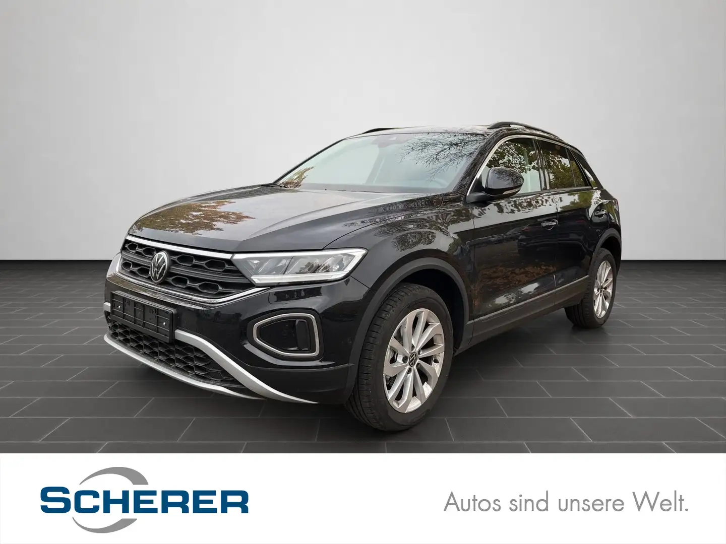 Volkswagen T-Roc 1.5 TSI DSG Life ACC+LED+Kamera+Navi+App+C Schwarz - 1