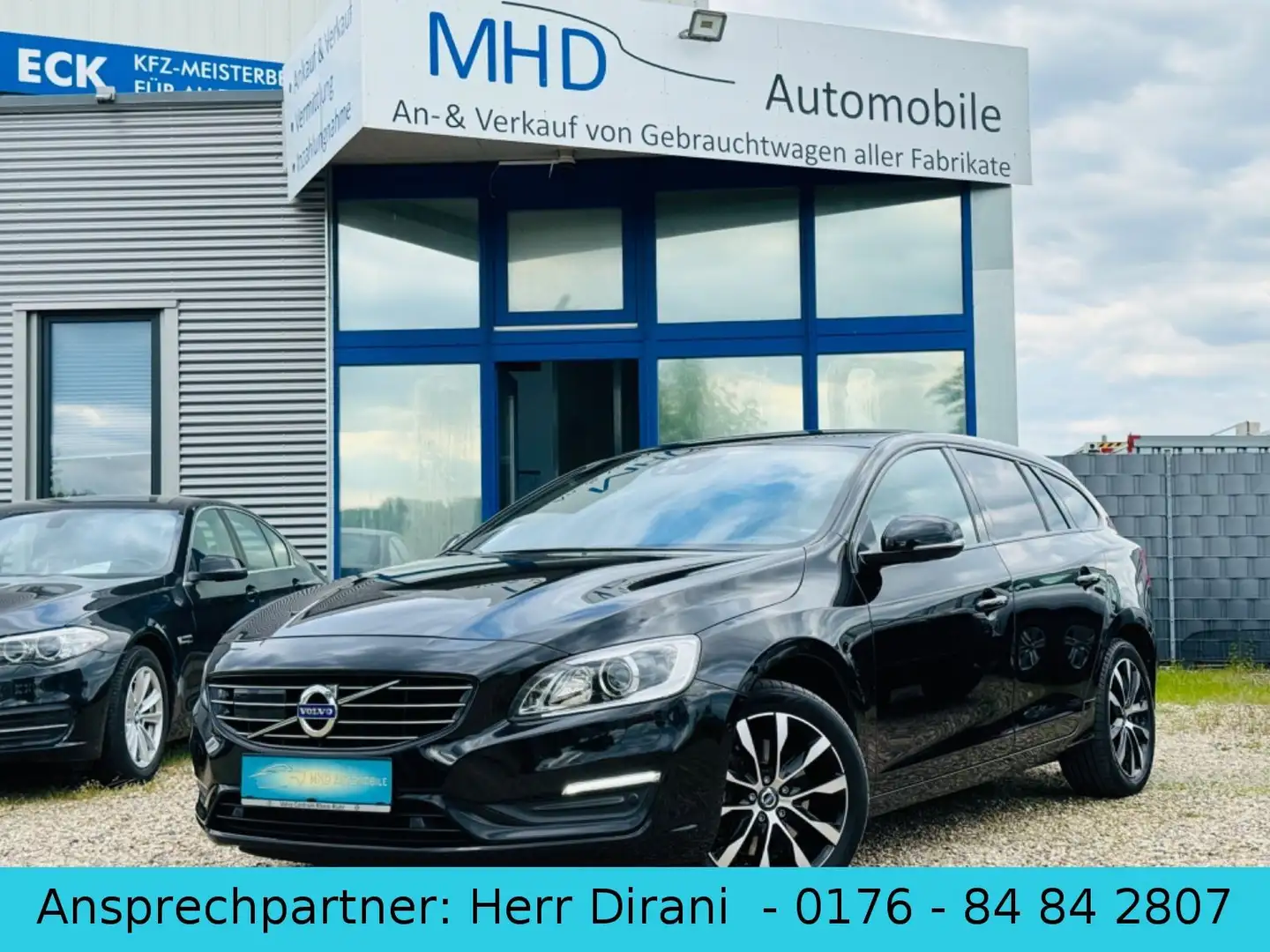 Volvo V60 D5 Linje Svart Aut.  *Navi*BiXenon*Standh Černá - 1